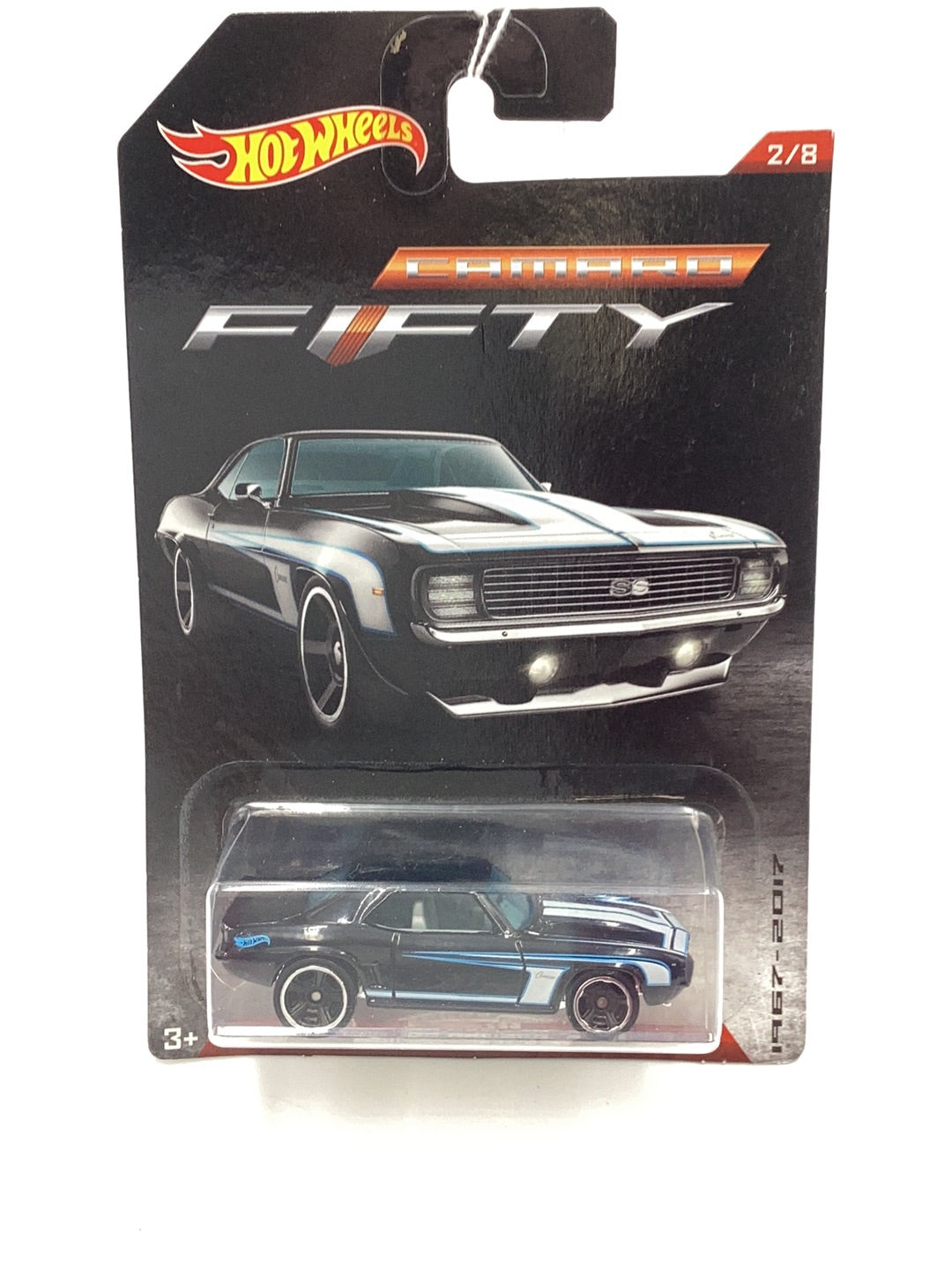 Hot Wheels 2/8 Camaro Fifty Series 69 Camaro 155B