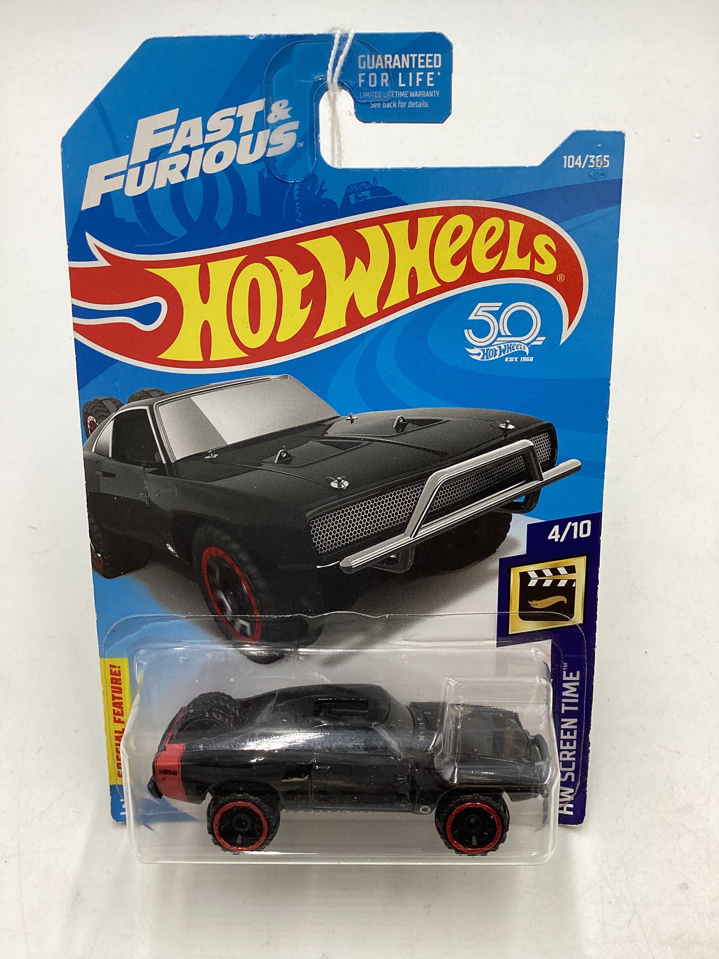 2018 Hot wheels HW screentime #104 70 Dodge Charger Fast & Furious 69F