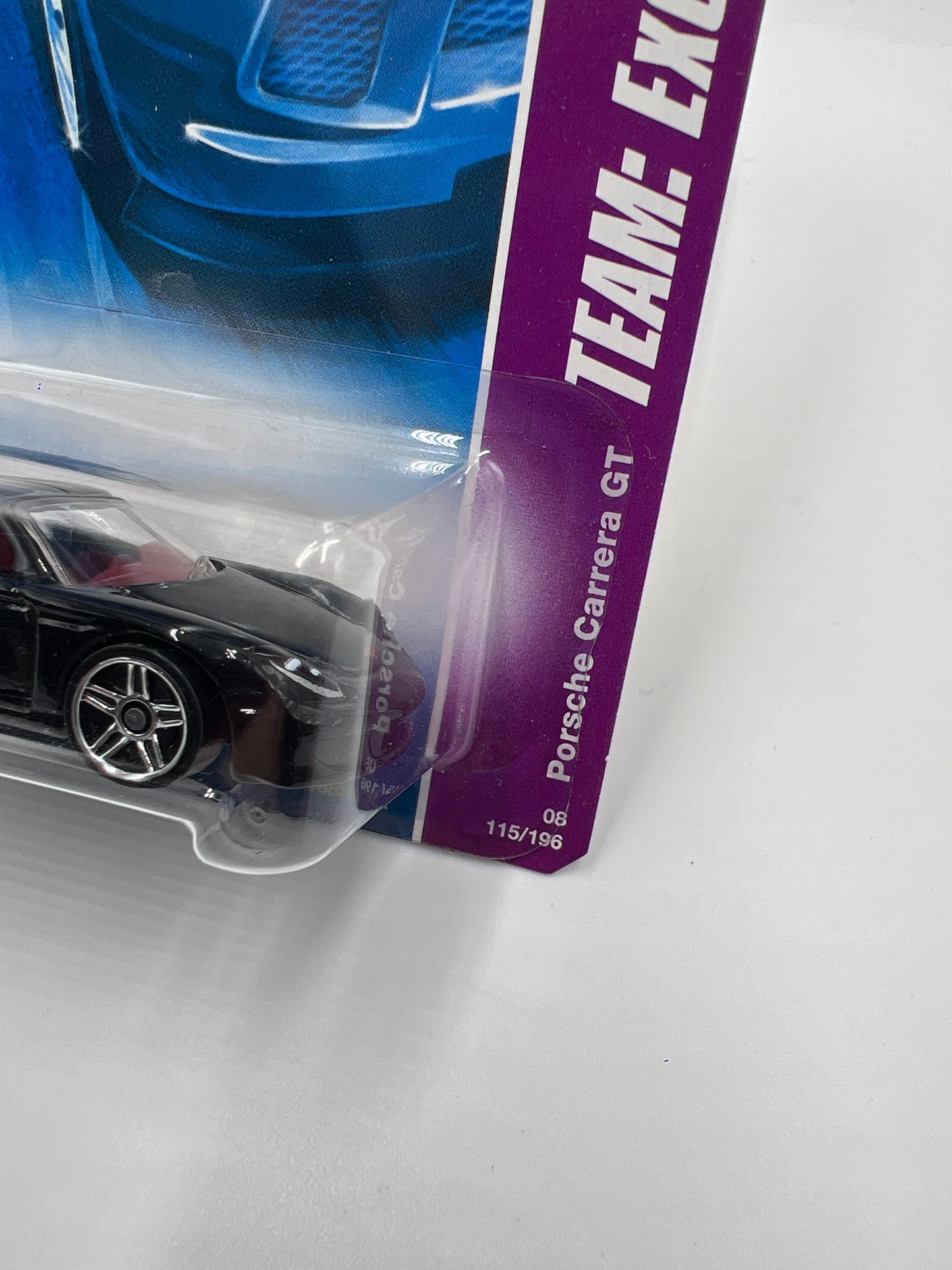 2008 Hot Wheels Team: Exotics #115 Porsche Carrera GT Black 100C