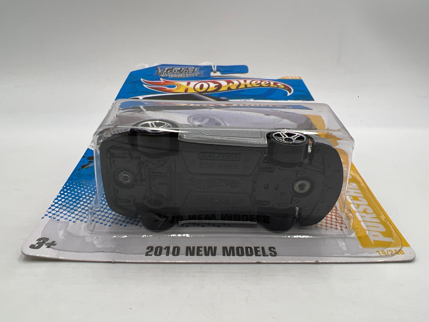2010 Hot Wheels New Models #14 Porsche 911 GT2 Silver SR