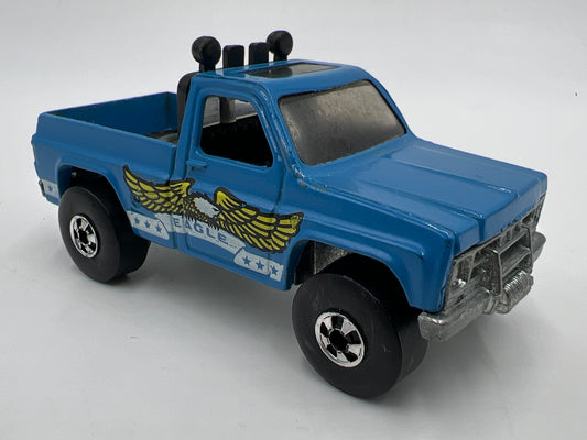 Hot Wheels 1/64 Blackwall Trailbusters Bywayman Blue Loose