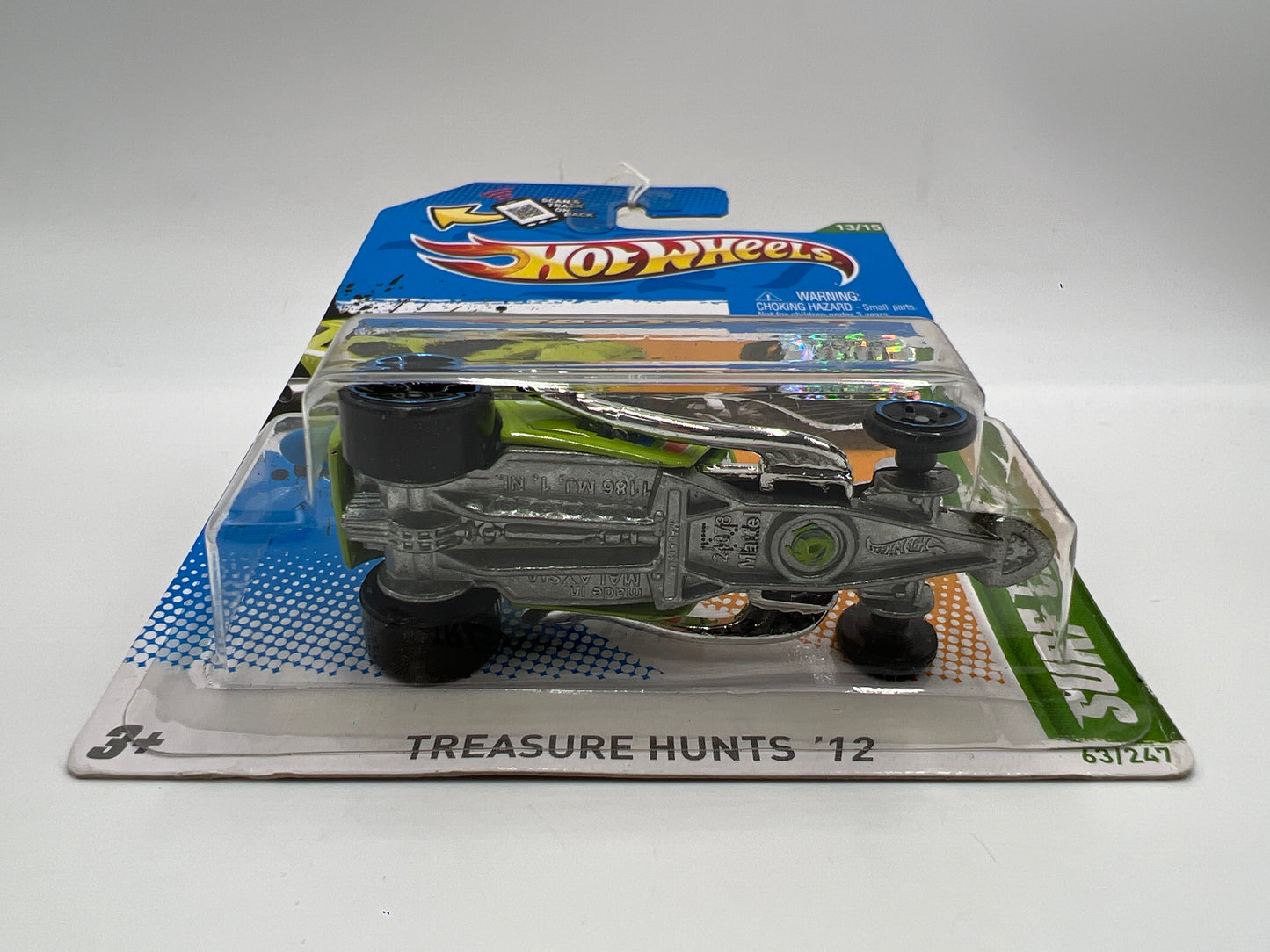 2012 Hot Wheels Factory Sealed Treasure Hunt #63 Surf Crate Green