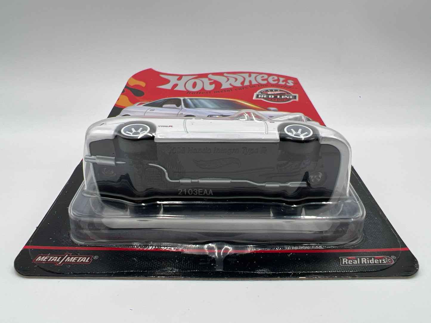 Hot Wheels RLC 1995 Honda Integra Type R White W/Protector