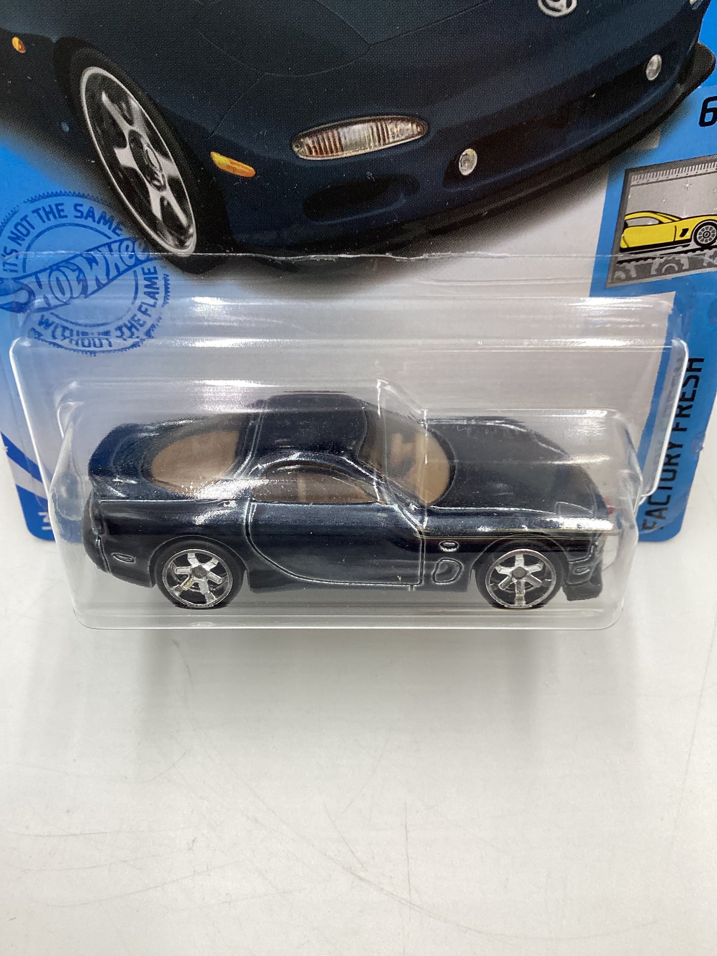 2021 Hot Wheels Super Treasure Hunt 95 Mazda RX-7 Black W/Protector