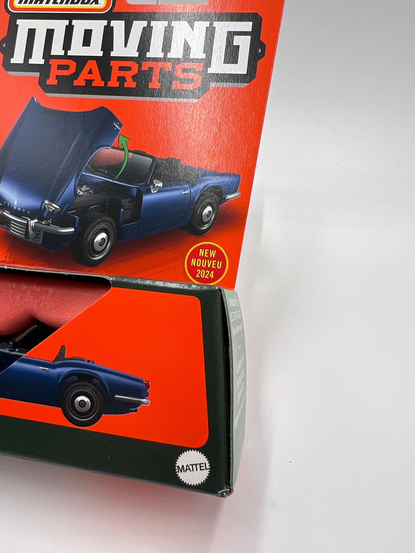 2024 Matchbox Moving Parts #2 1969 Triumph Spitfire Blue 170F