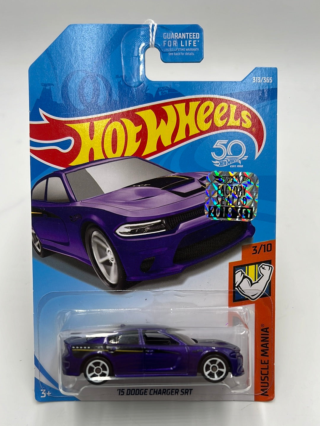 Hot Wheels 2018 #313 15 Dodge Charger SRT Factory Sealed 58E