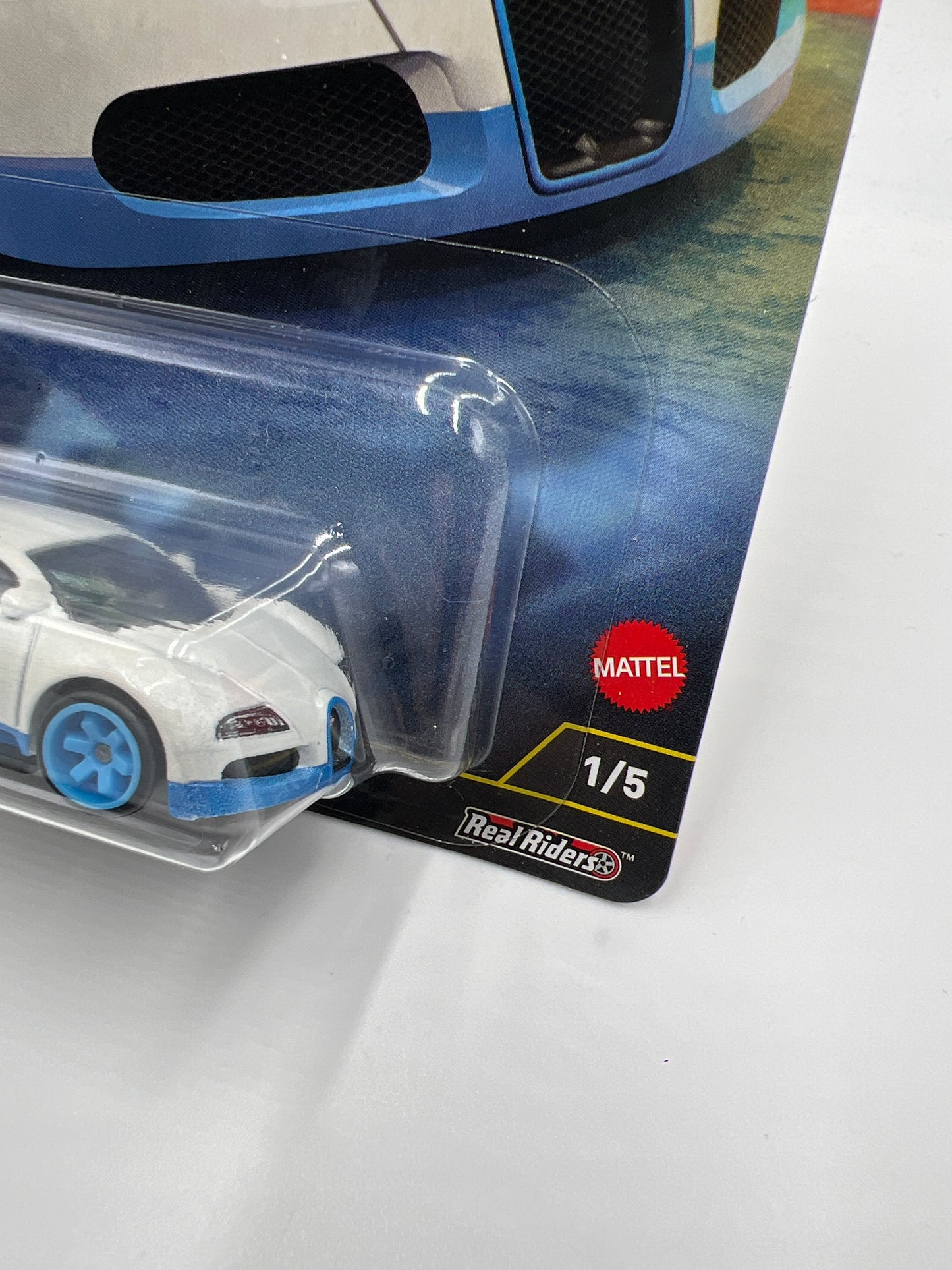 2025 Hot Wheels Car Culture Hammer Drops #1 Bugatti Veyron White/Blue 252B