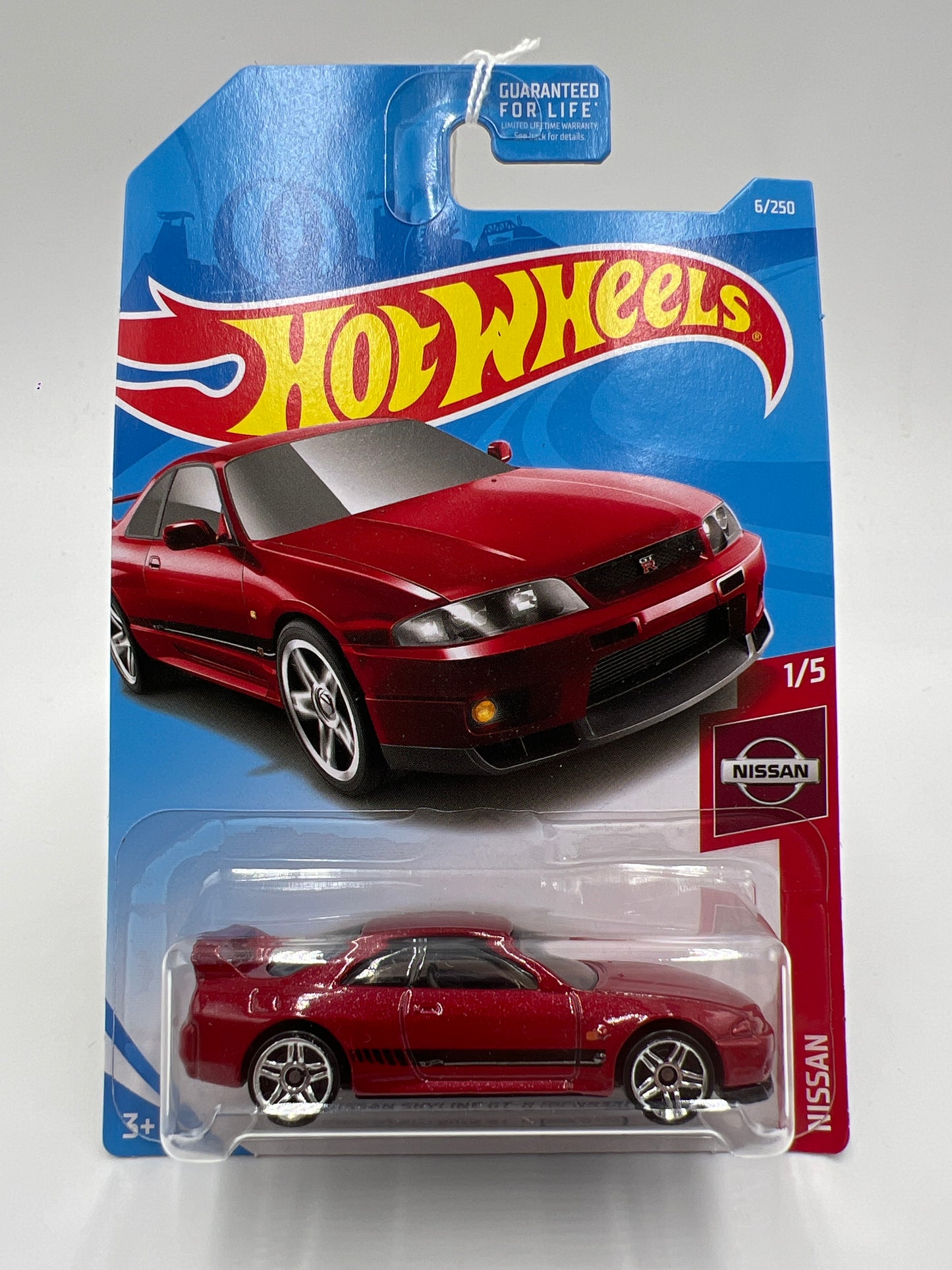 2019 Hot Wheels #6 Nissan Skyline GT-R BCNR33 R33 Red 82B