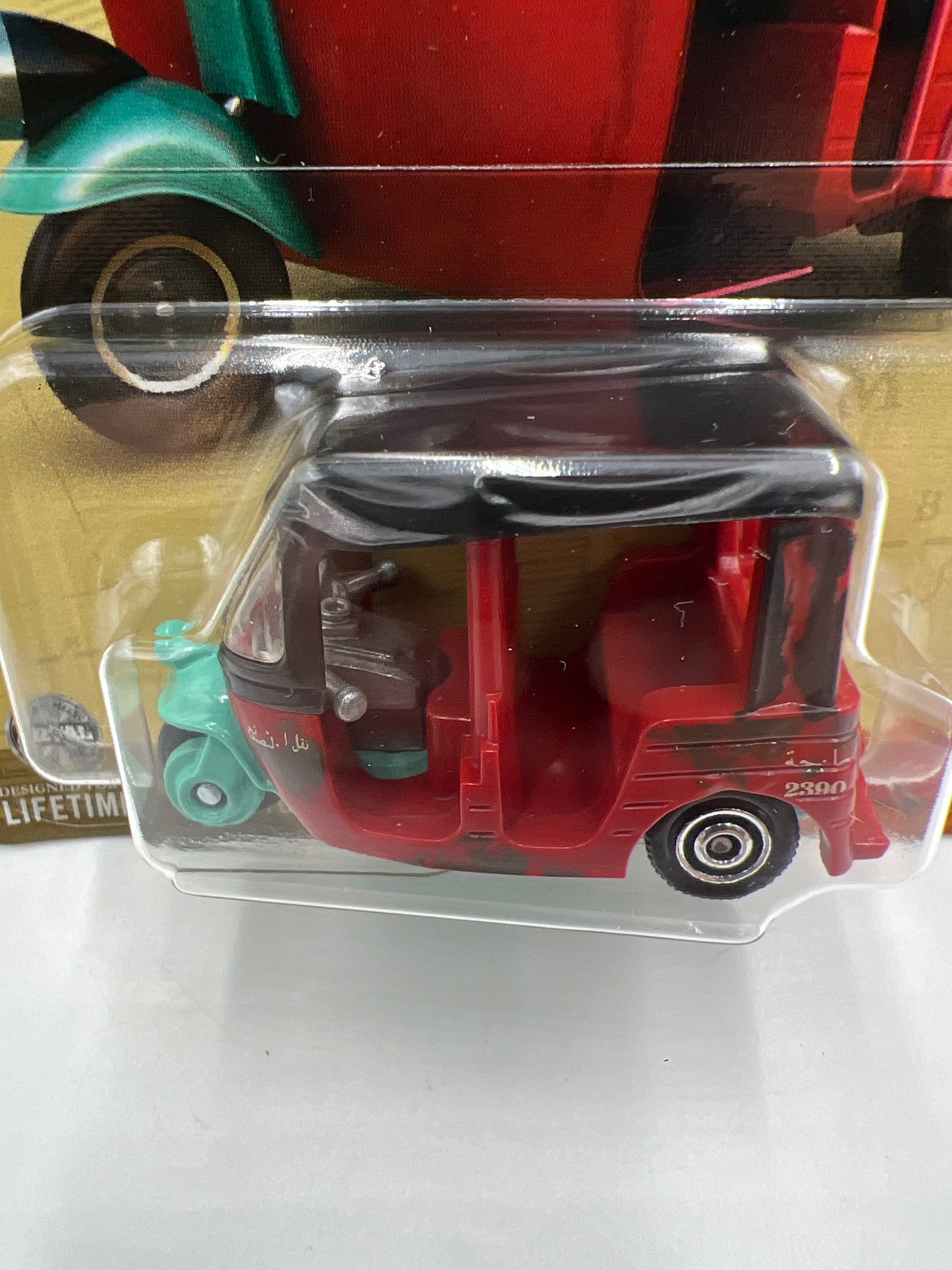 2024 Matchbox #51 Indiana Jones MBX Tangiers Tuk Tuk Red 212B