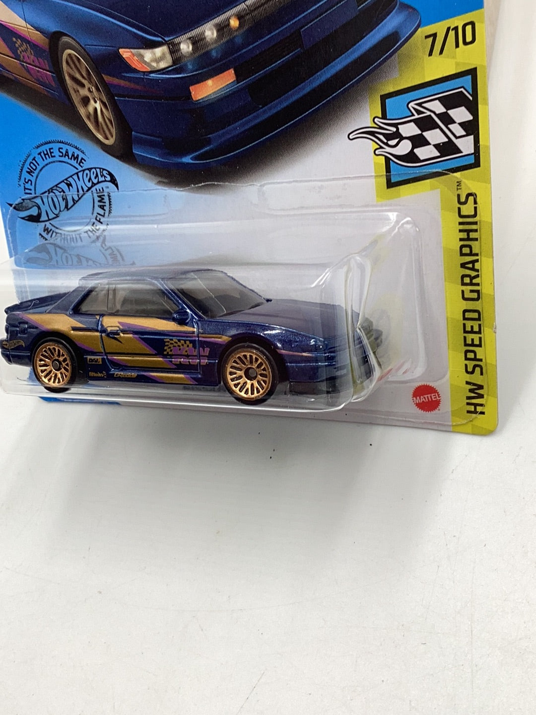 2020 hot wheels #111 Nissan Silvia (S13) Blue  82H
