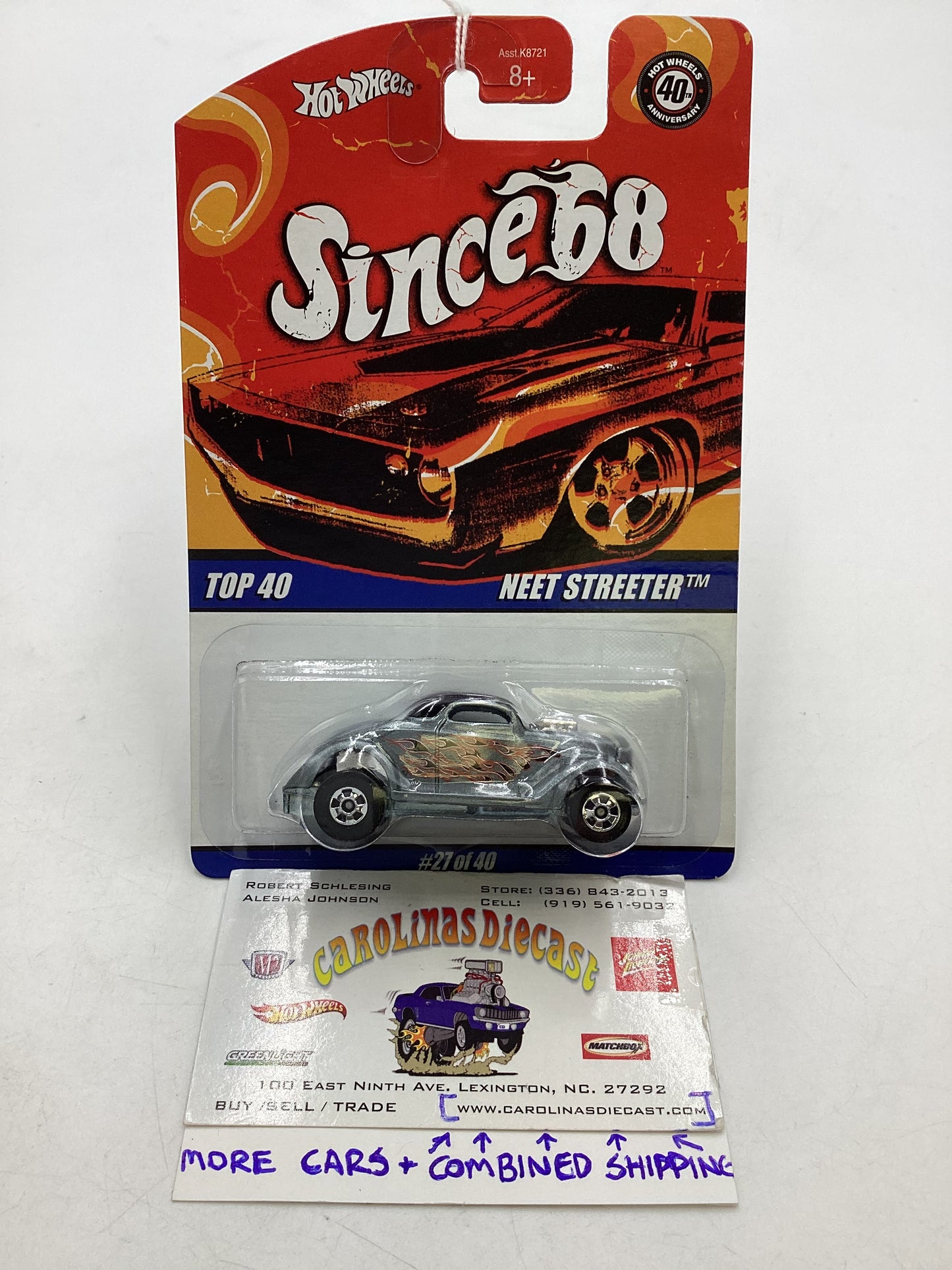 2008 Hot wheels Since 68 Top 40 27/40 Neet Streeter (SR)