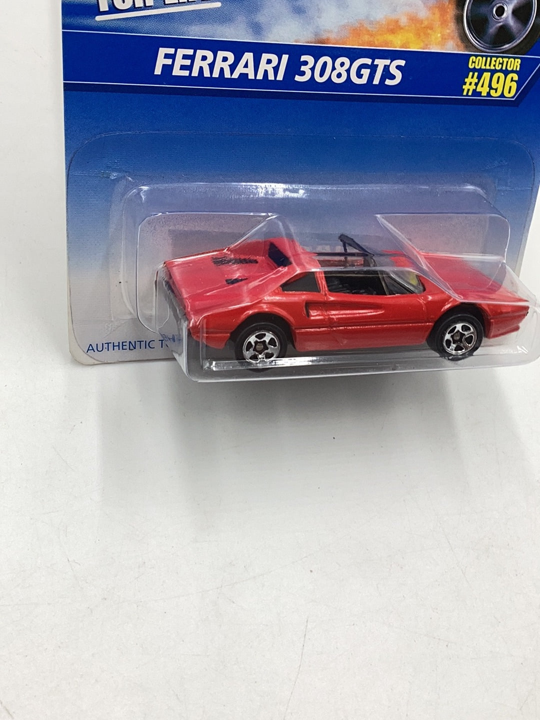 Hot wheels #496 Ferrari 308 GTS coolest to collect on card with protector