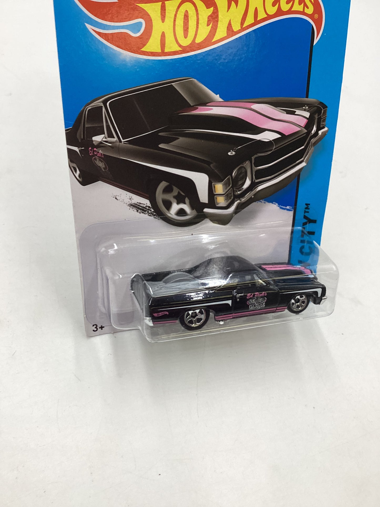 2015 Hot wheels HW City #18 71 El Camino Black 14G