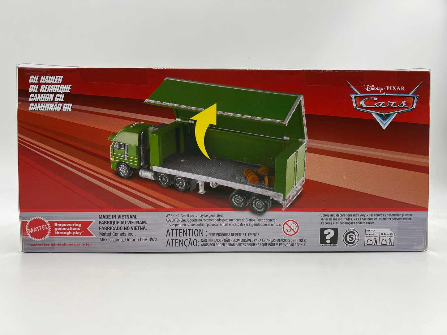 2025 Disney Pixar Cars 1:55 Scale Gil Hauler Green