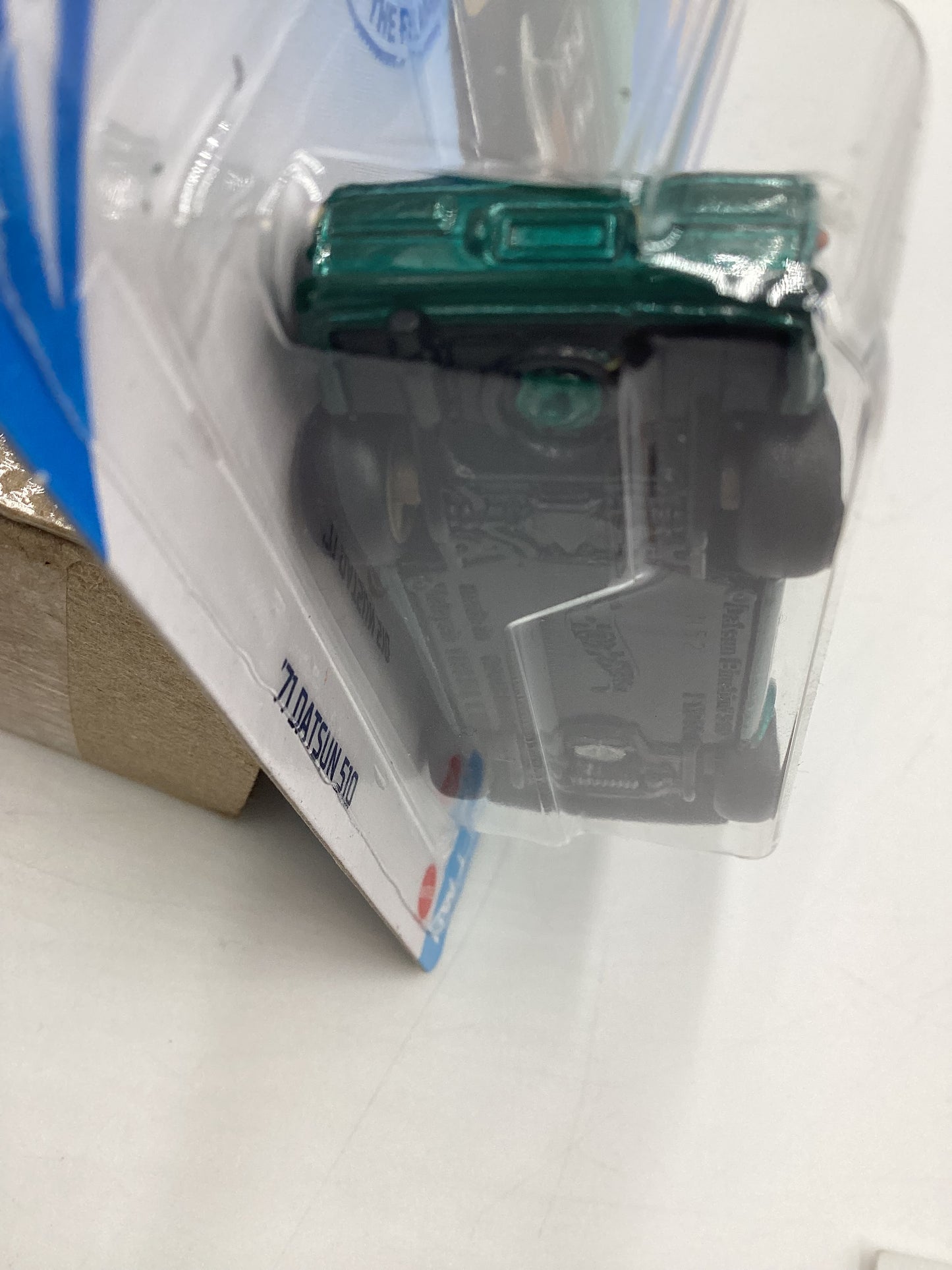 2021 Hot Wheels Super Treasure Hunt #162 71 Datsun 510 Dark Green Variation W/Protector See Pics Back Tire