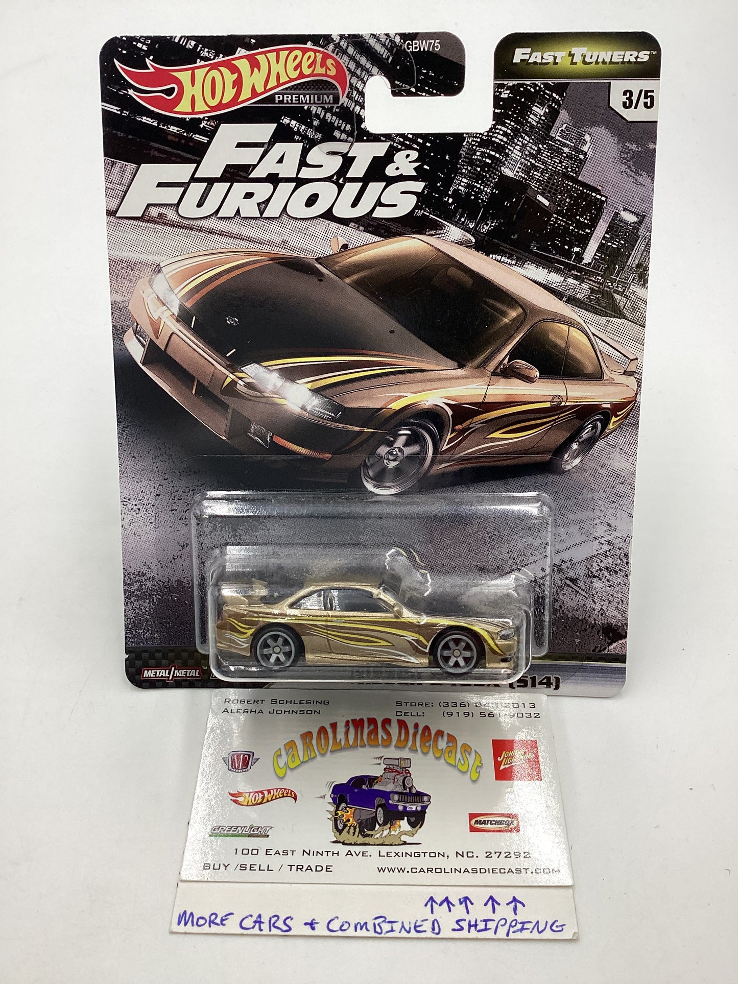 Hot Wheels Fast and furious Fast Tuners #3 Nissan 240SX S14