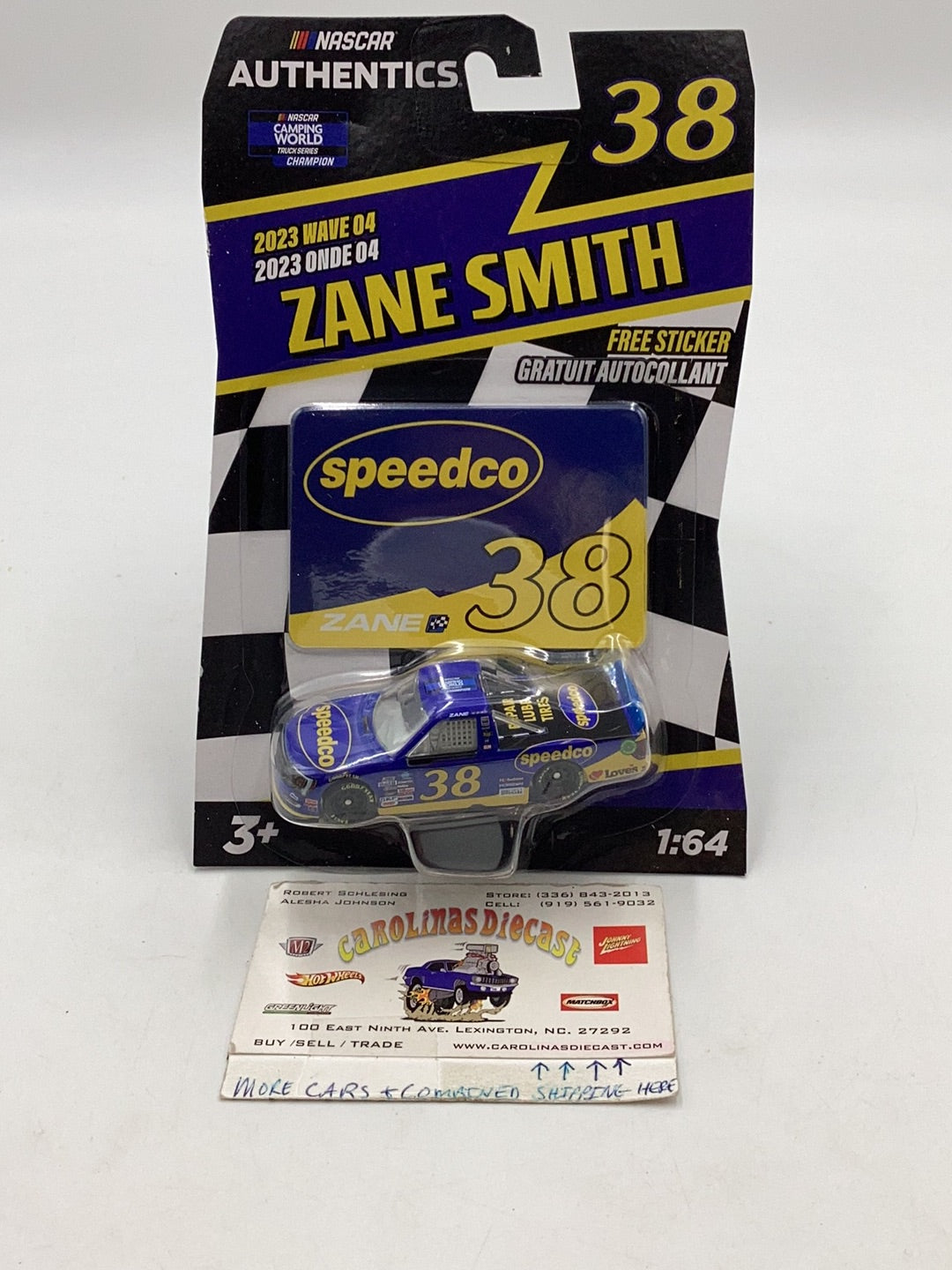 2023 nascar authentics wave 4 Zane Smith #38