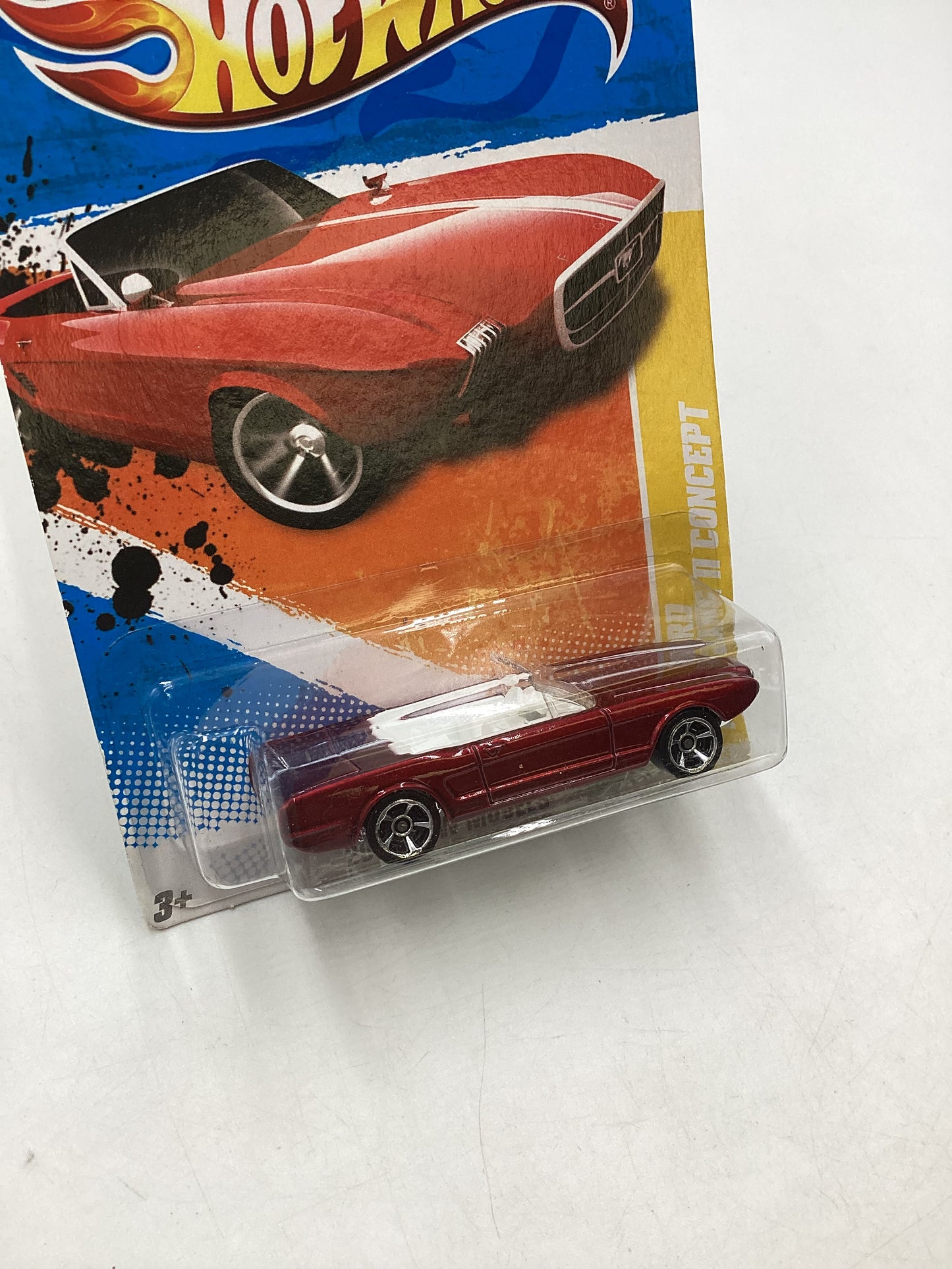 2011 Hot Wheels #14 63 Ford Mustang II Concept Red 21C