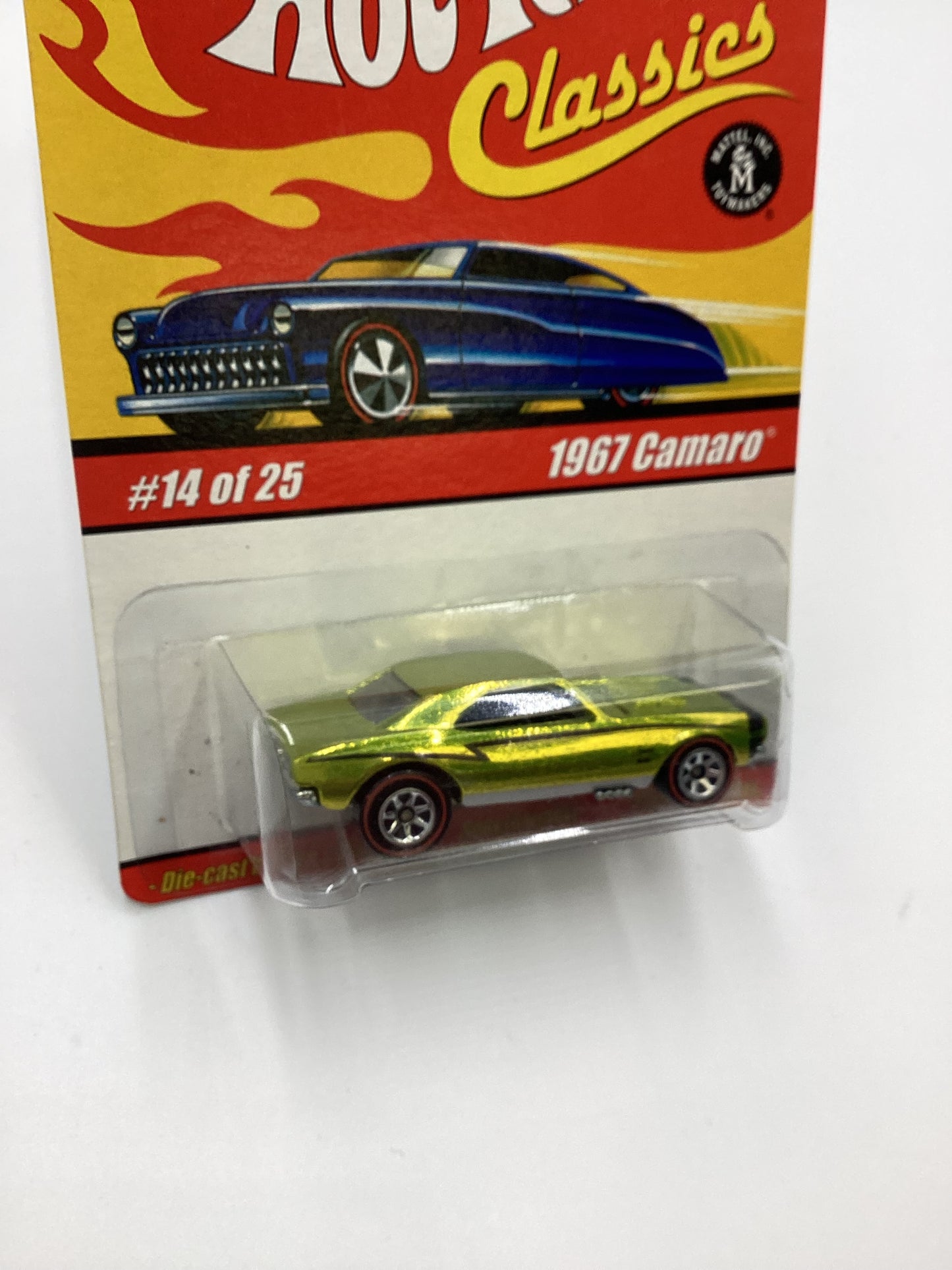 Hot wheels classics series 1 #14 1967 Camaro Antifreeze (SR)