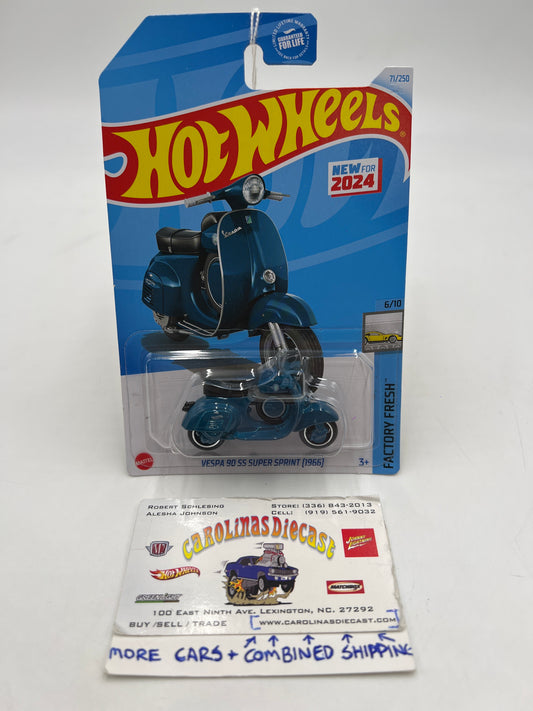 2024 Hot Wheels N Case #71 Vespa 90 SS Super Sprint 1966 Blue