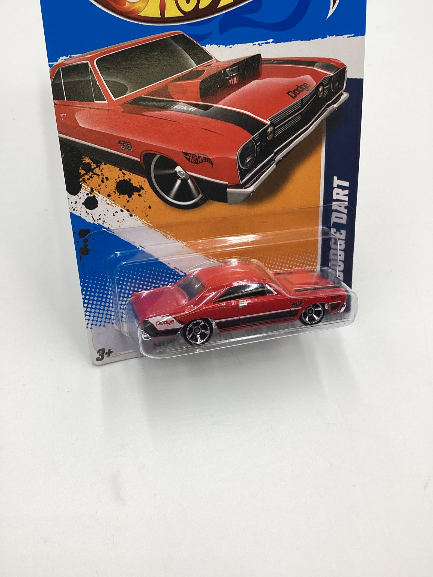 2012 Hot Wheels Muscle Mania Mopar #81 68 Dodge Dart Red 52A