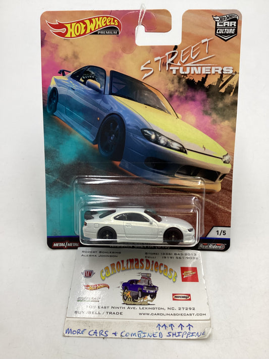 Hot wheels Car culture Street Tuners #1 Nissan Silvia S15 White