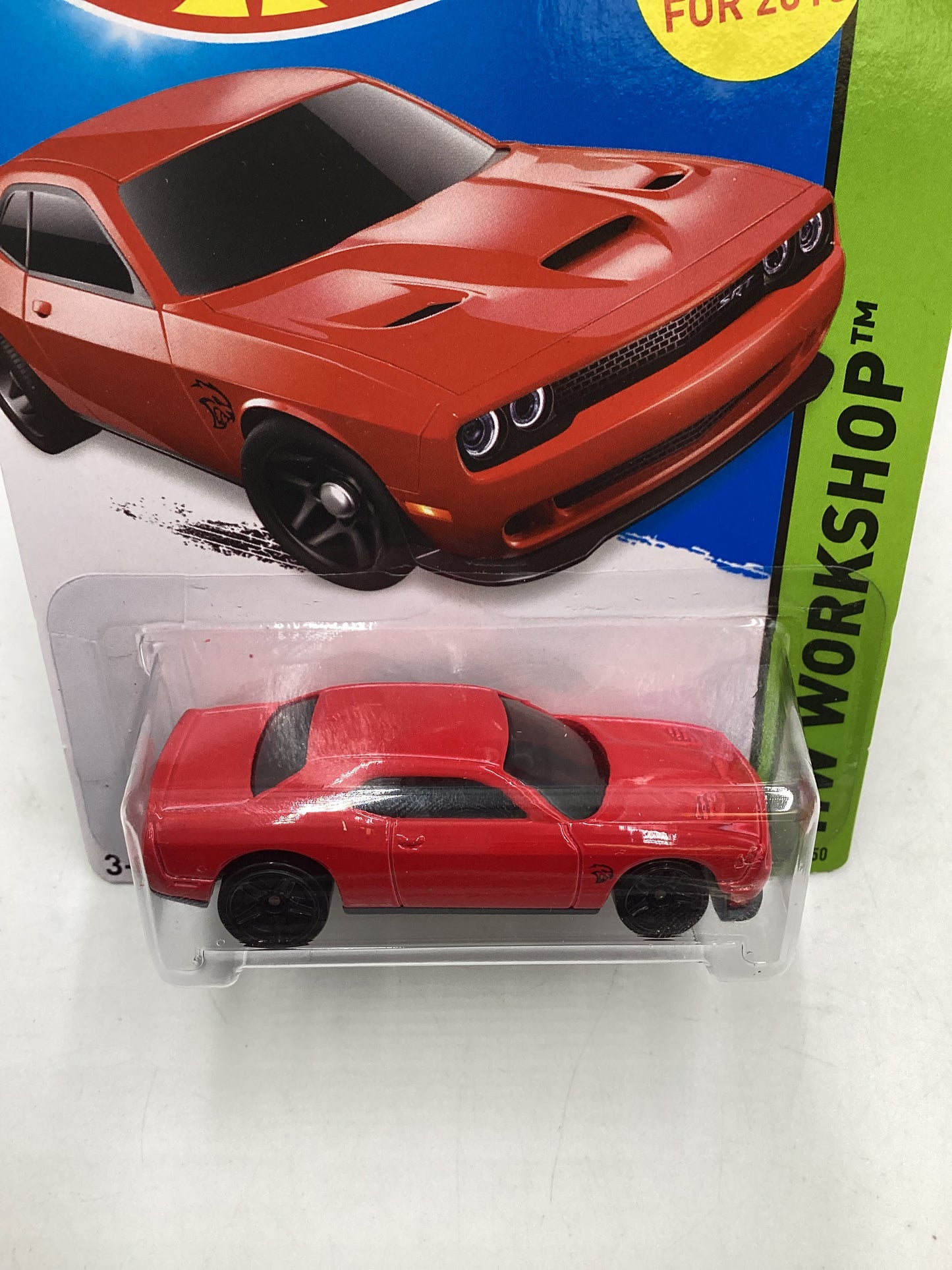 2015 Hot Wheels Workshop #235 15 Dodge Challenger SRT Hellcat Red 56B