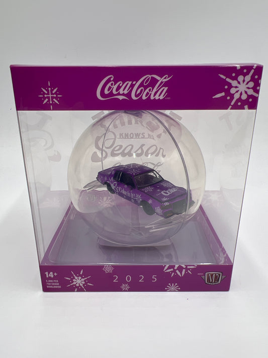 2025 M2 Machines Coca Cola Holiday Christmas Ornaments 1987 Buick Grand National Purple