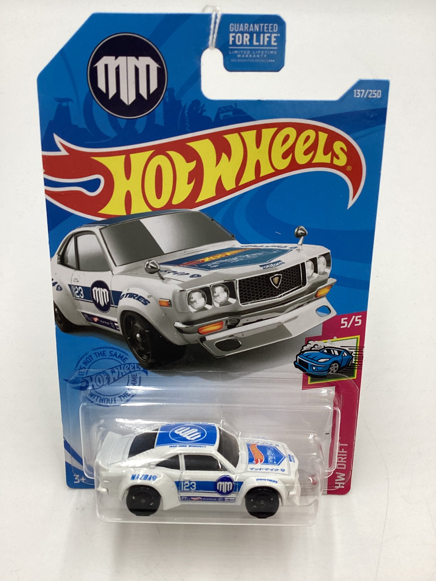 Hot Wheels 2021 HW Drift #137 Mazda RX-3 White 87D