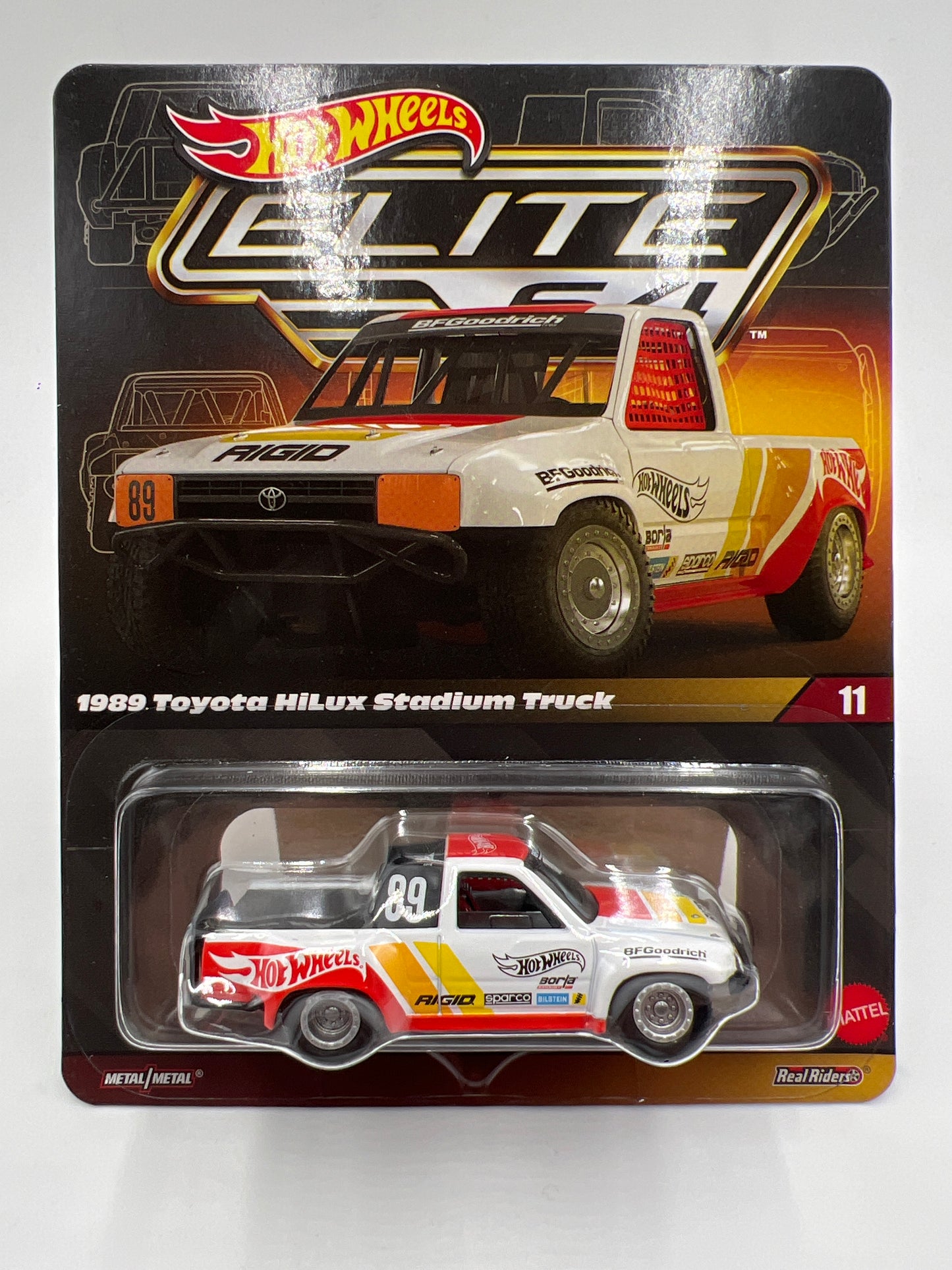 2025 Hot Wheels RLC Elite 64 #11 1989 Toyota HiLux Stadium Truck W/Protector