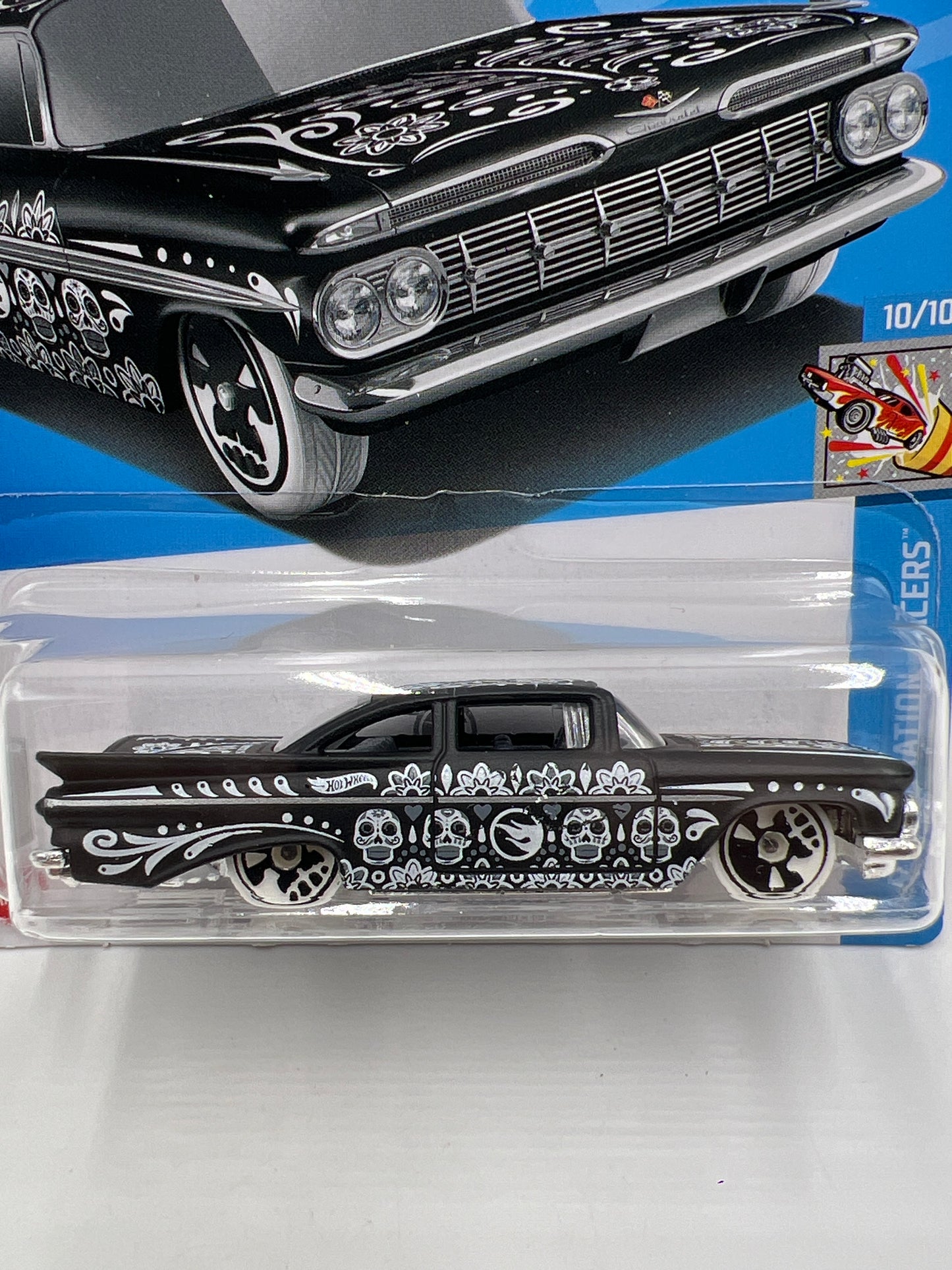 2024 Hot Wheels Treasure Hunt #230 59 Chevy Impala Black/White 275F