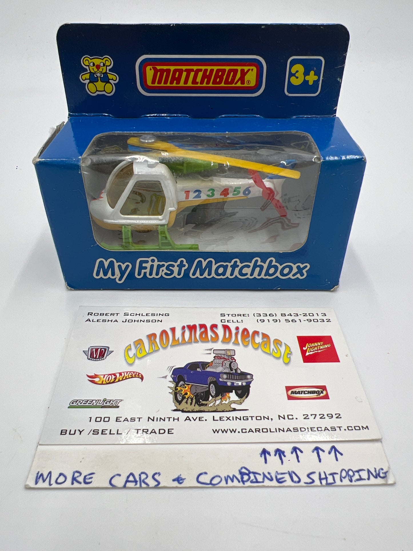 Matchbox LL-111 My First Matchbox Helicopter Yellow