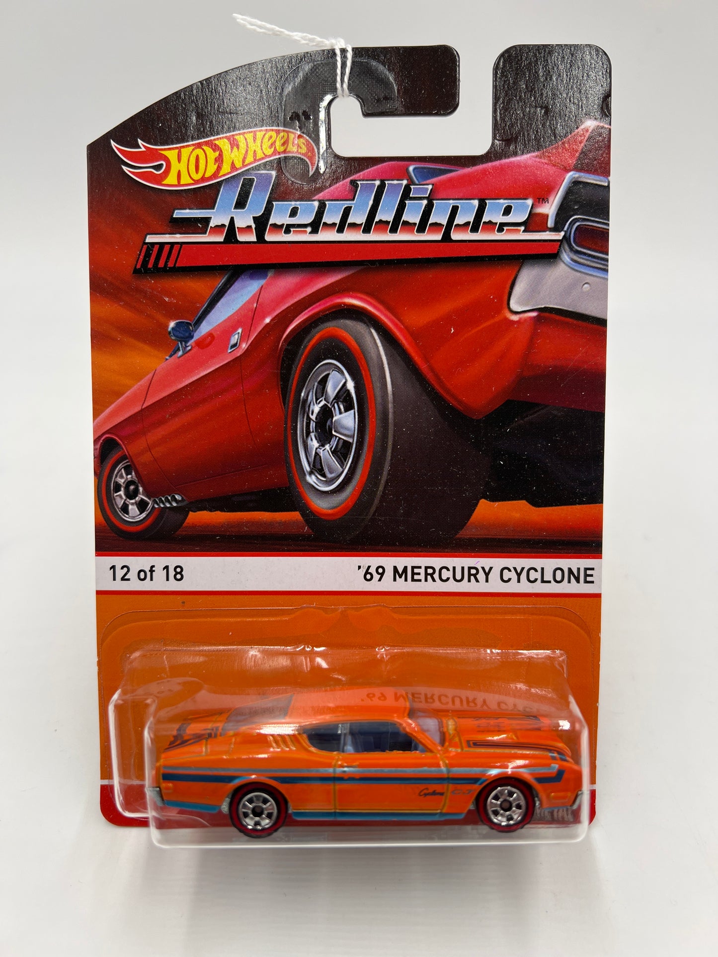 2015 Hot Wheels Redline #12 69 Mercury Cyclone Orange 158C