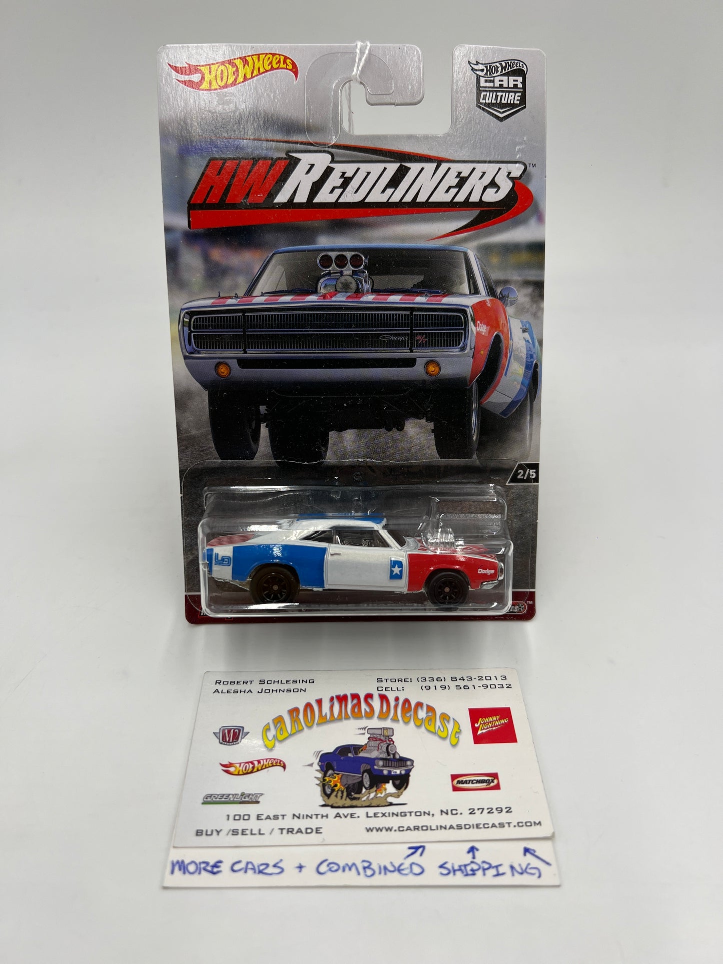 Hot Wheels Car Culture Redliners #2 70 Dodge Charger R/T 245Q