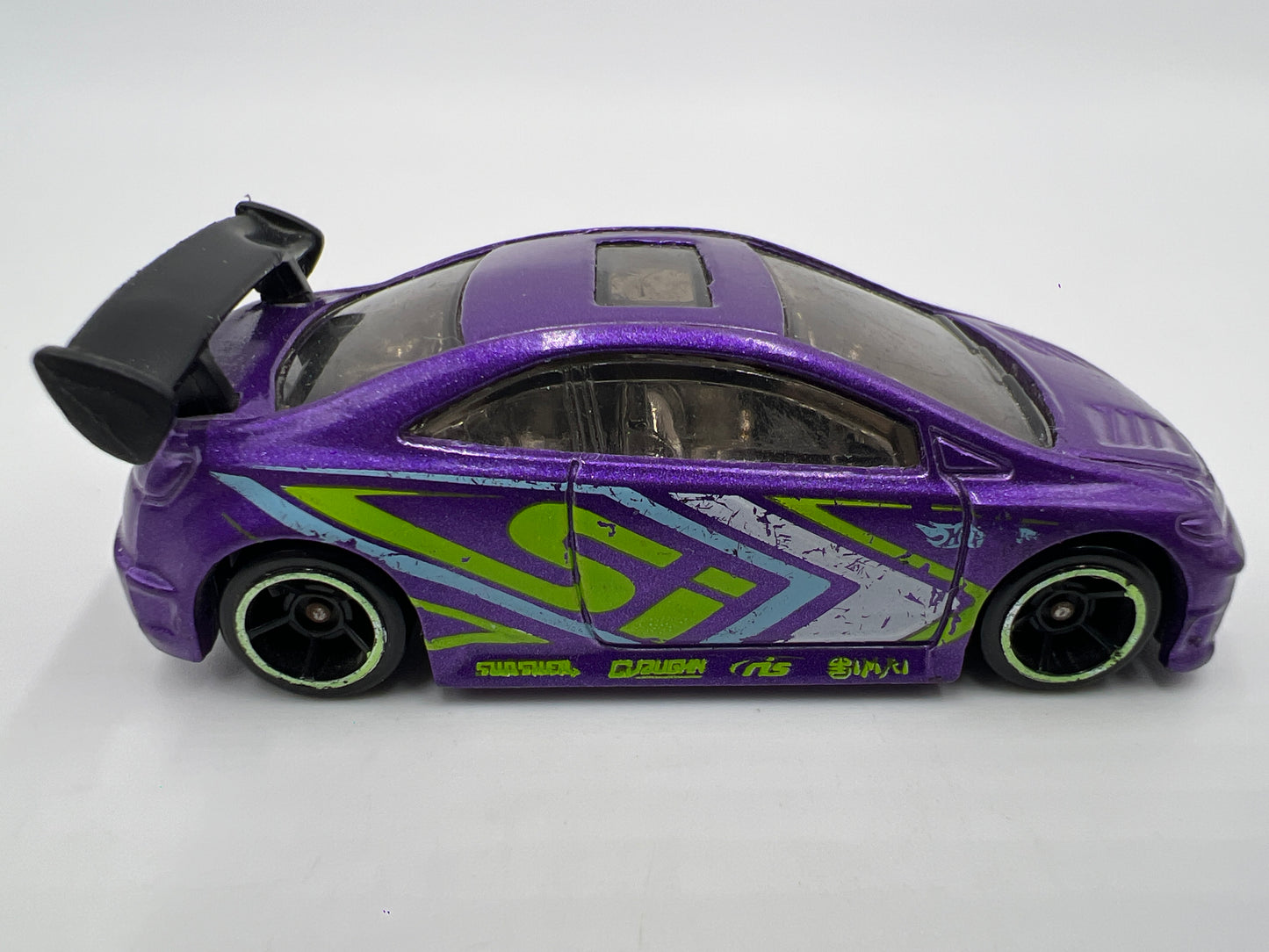 Hot Wheels 1/64 First Editions Honda Civic Si Purple Loose