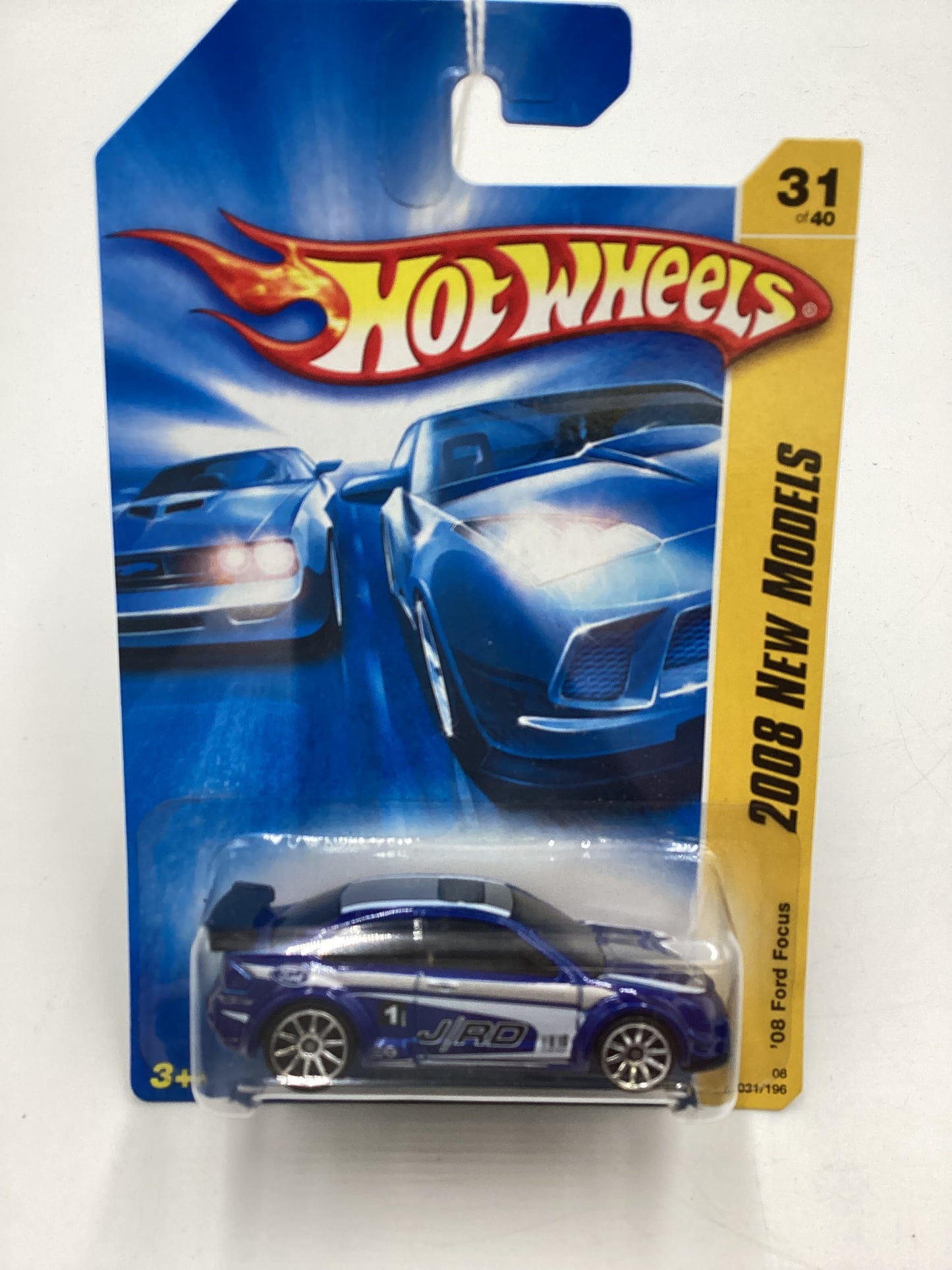 2008 Hot Wheels New Models #31 08 Ford Focus Blue 20H