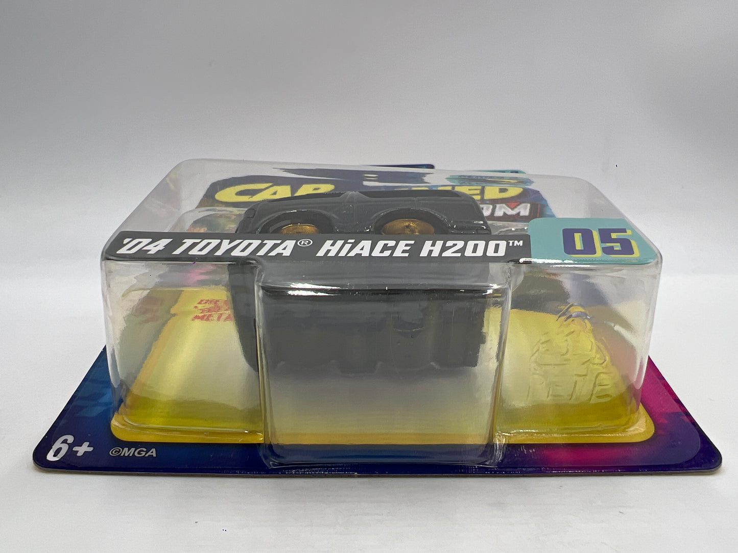 2025 MGA Car Tuned JDM Series 3 #5 04 Toyota HiAce H200 Black