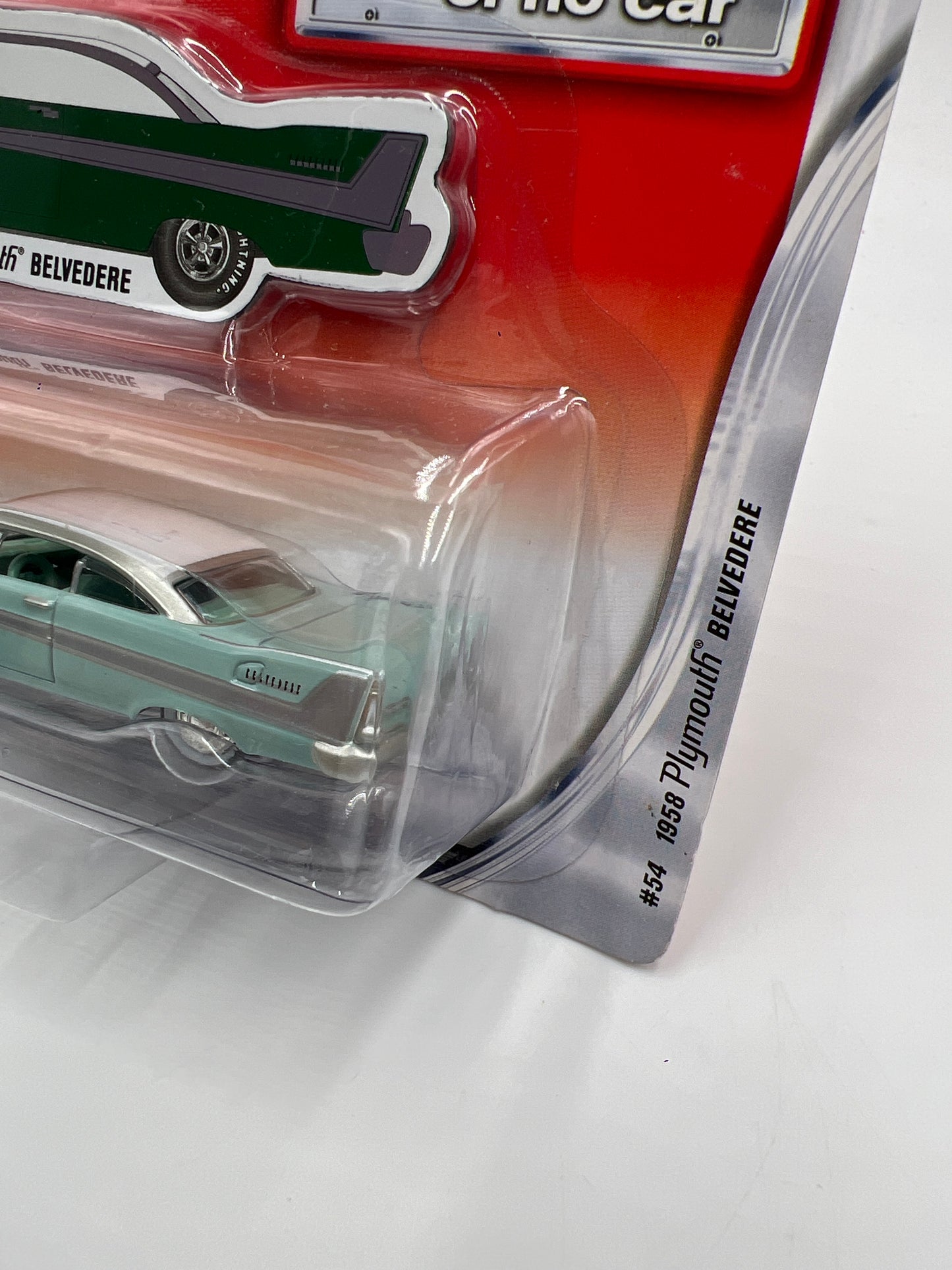 Johnny Lightning Mopar Or No Car #54 1958 Plymouth Belvedere Light Green 221G