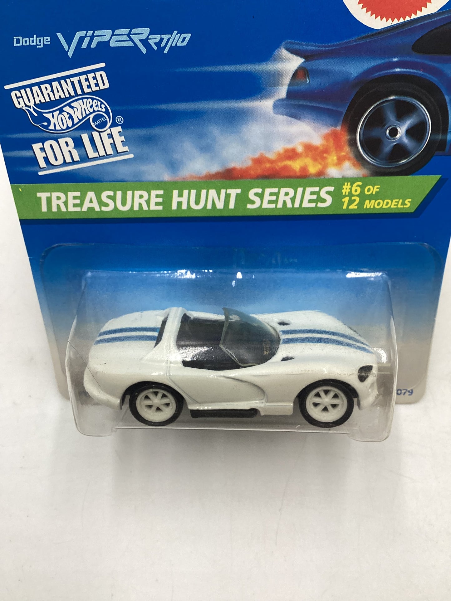 1996 Hot Wheels Treasure Hunt 6/12 Dodge Viper RT/10 White #433 273E