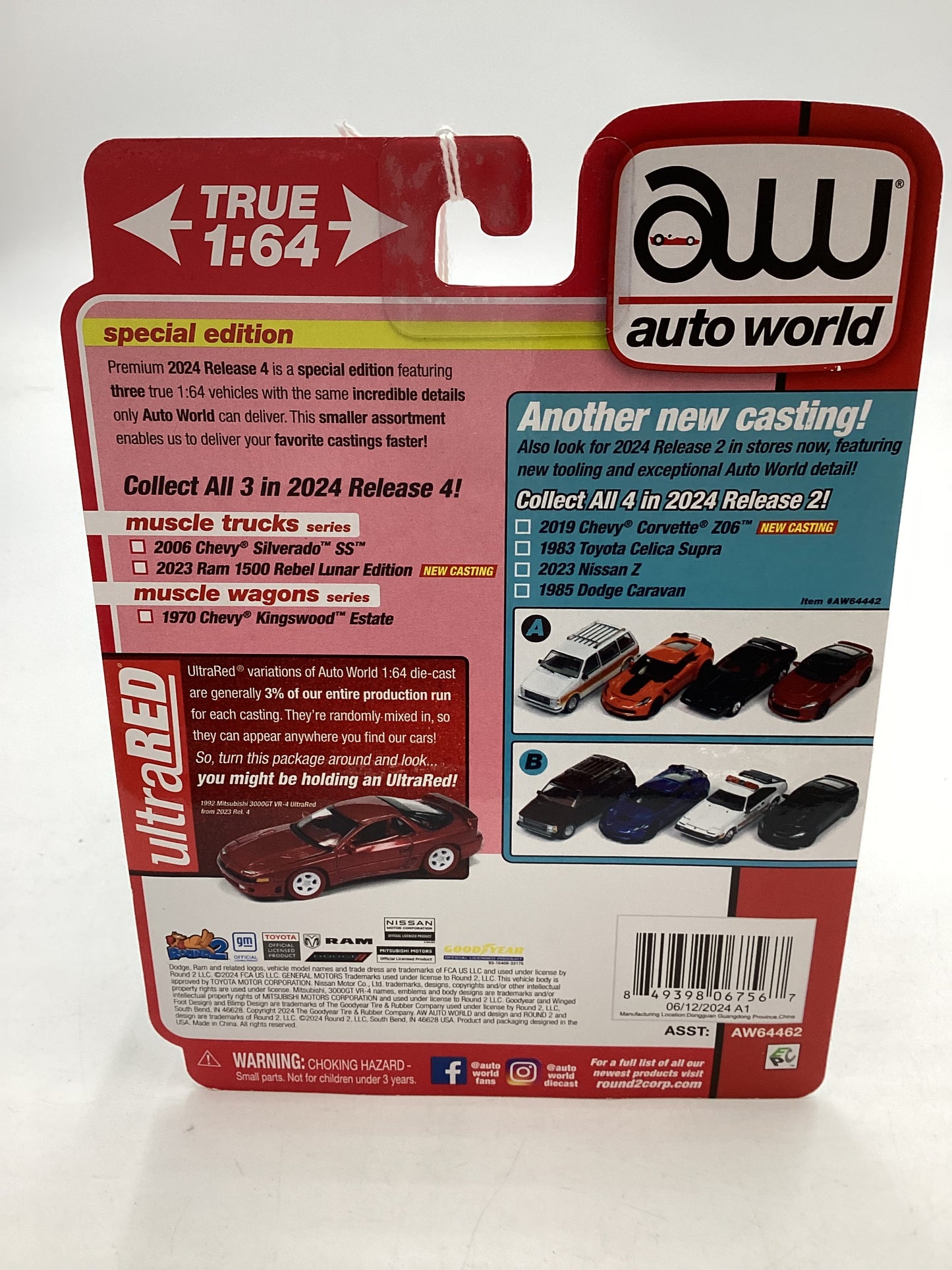 2024 Auto world Muscle Trucks 2006 Chevy Silverado SS Red 183H