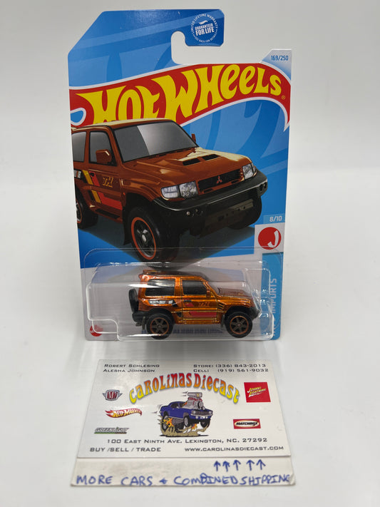 2024 Hot Wheels Super Treasure Hunt #169 Mitsubishi Pajero Evolution Orange W/Protector
