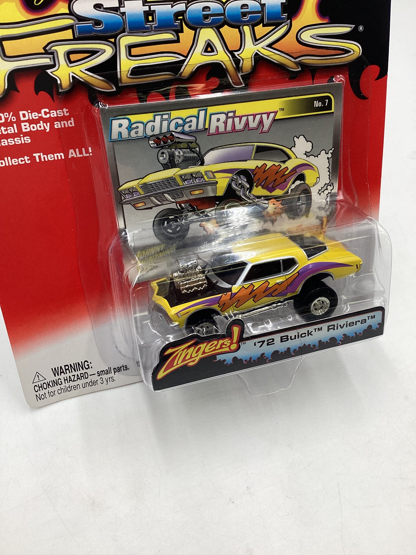 Johnny lightning Street freaks zingers #7 72 Buick Riviera Radical Rivvy 220C