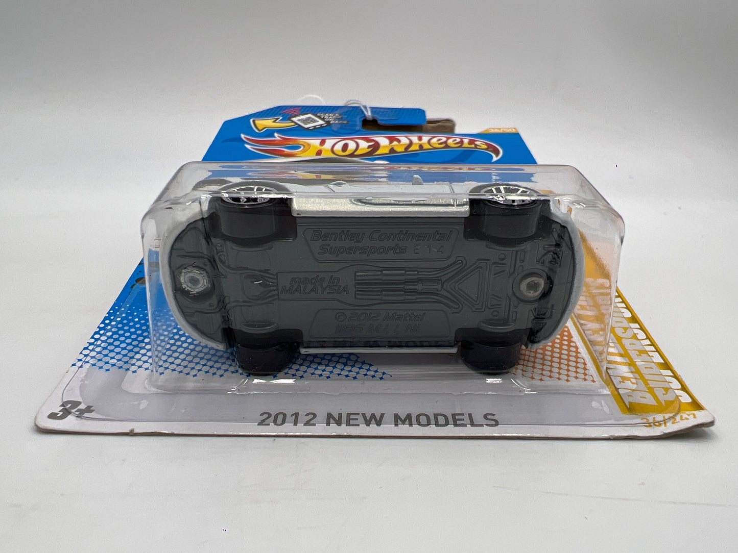 2012 Hot Wheels New Models #36 Bentley Continental Supersports White 62C