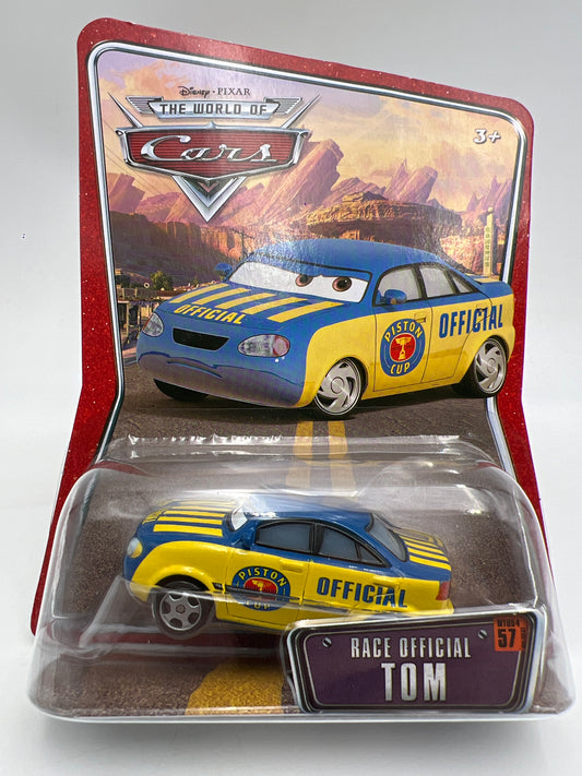 Disney Pixar The World Of Cars #57 Race Official Tom 141H