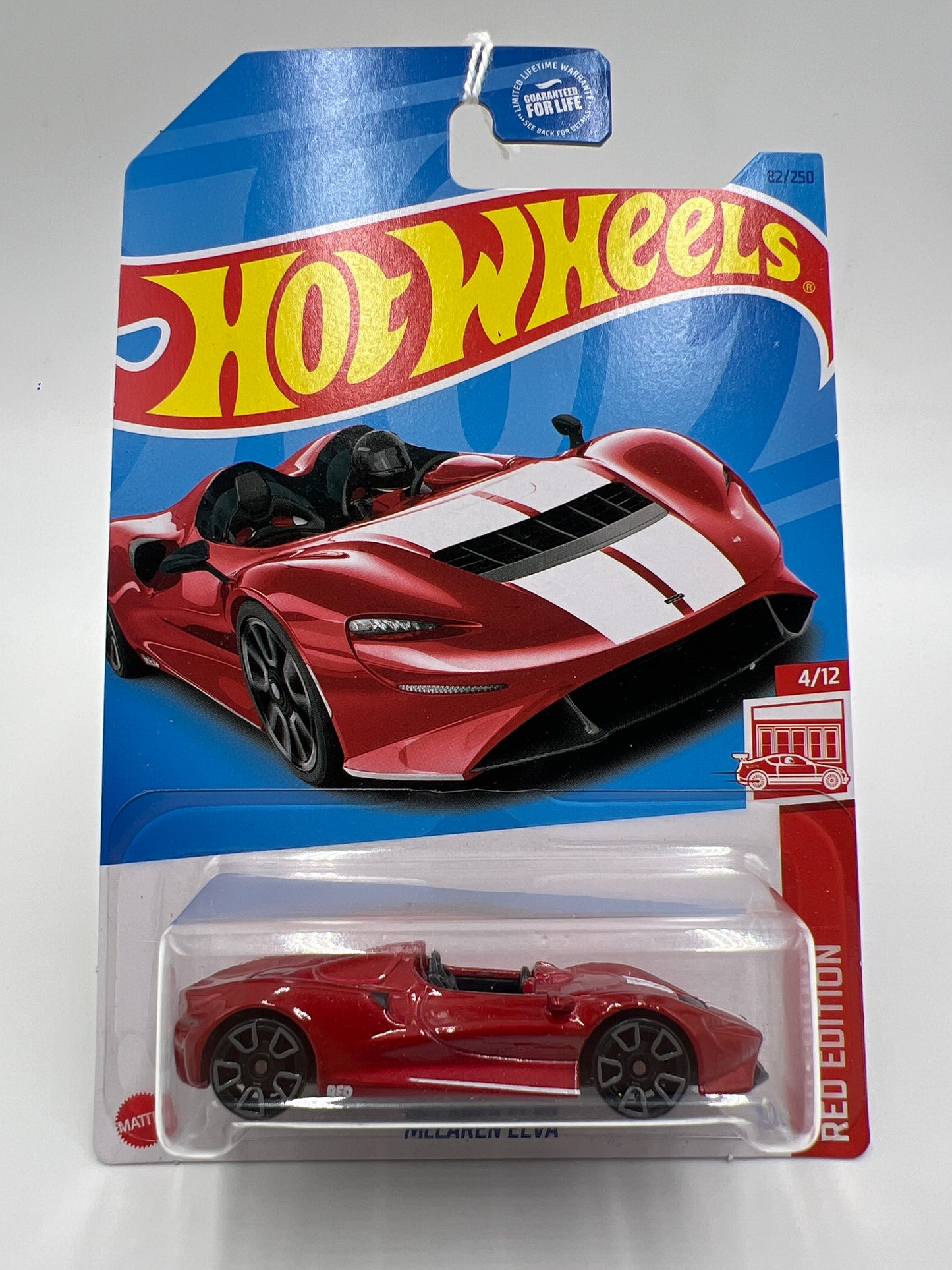 2023 Hot Wheels Target Exclusive Red Edition #82 McLaren Elva Red 143H