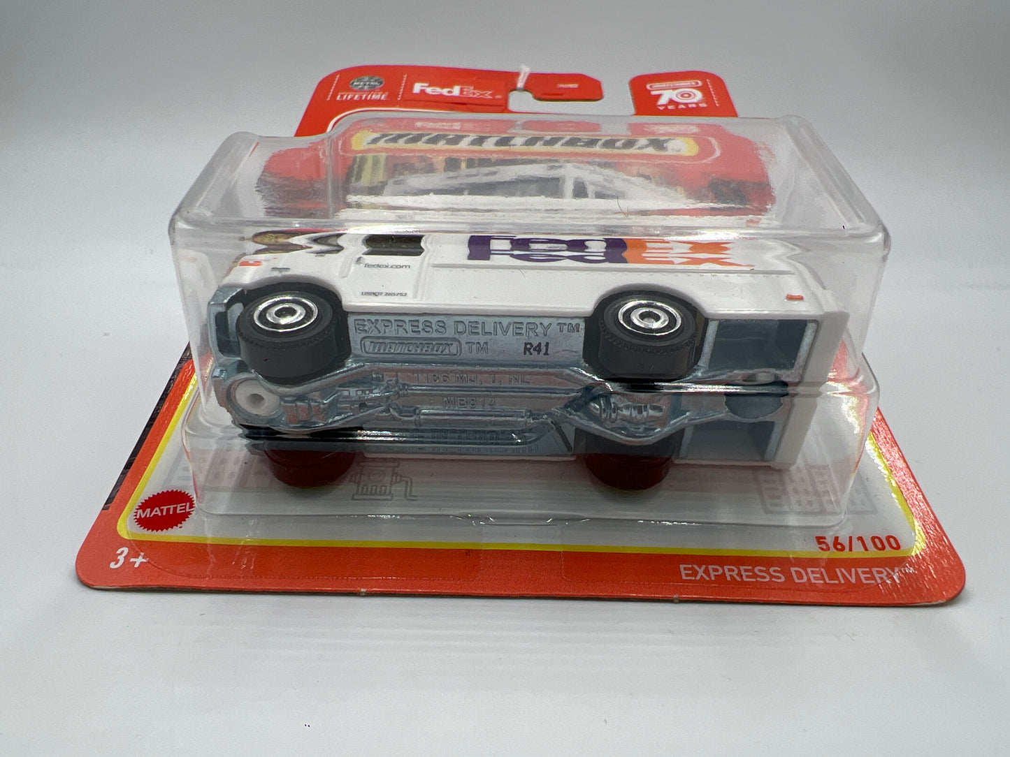 Matchbox 70 Years #56 Express Delivery FedEx White 210D