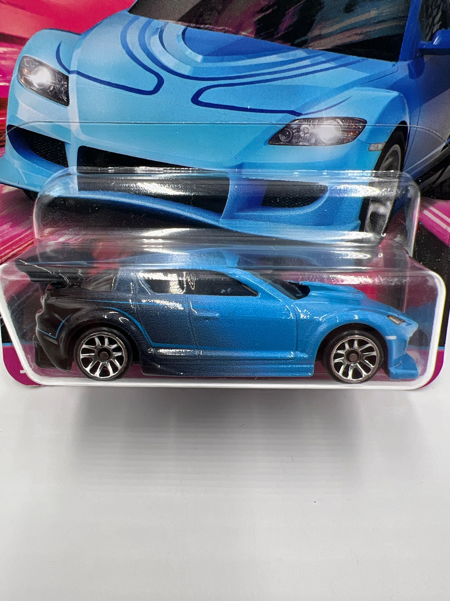 2024 Hot Wheels Fast and Furious Women of Fast #2 Mazda RX-8 Blue W/Protector