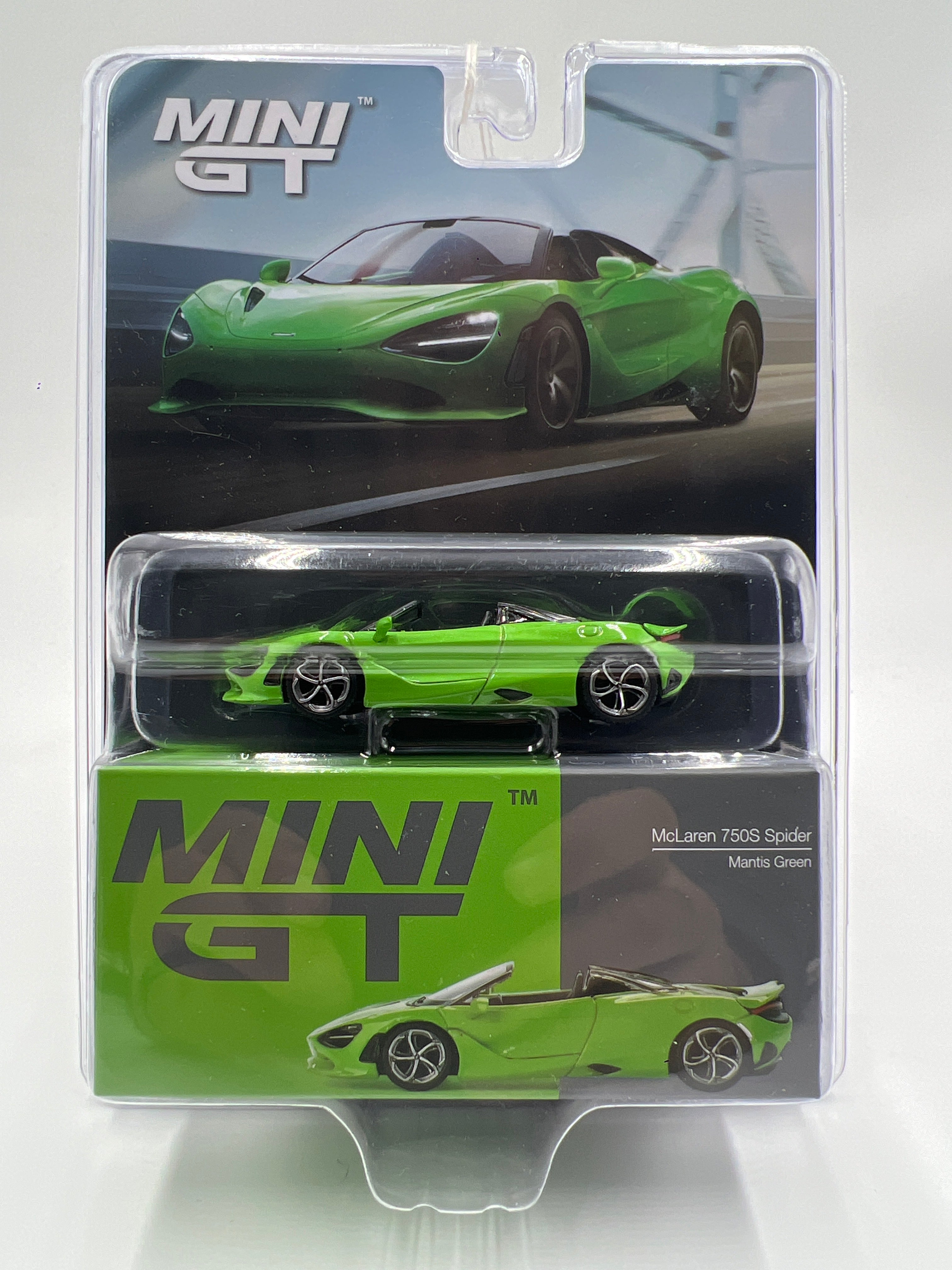 Mini GT #783 McLaren 750S Spider Green – carolinasdiecast