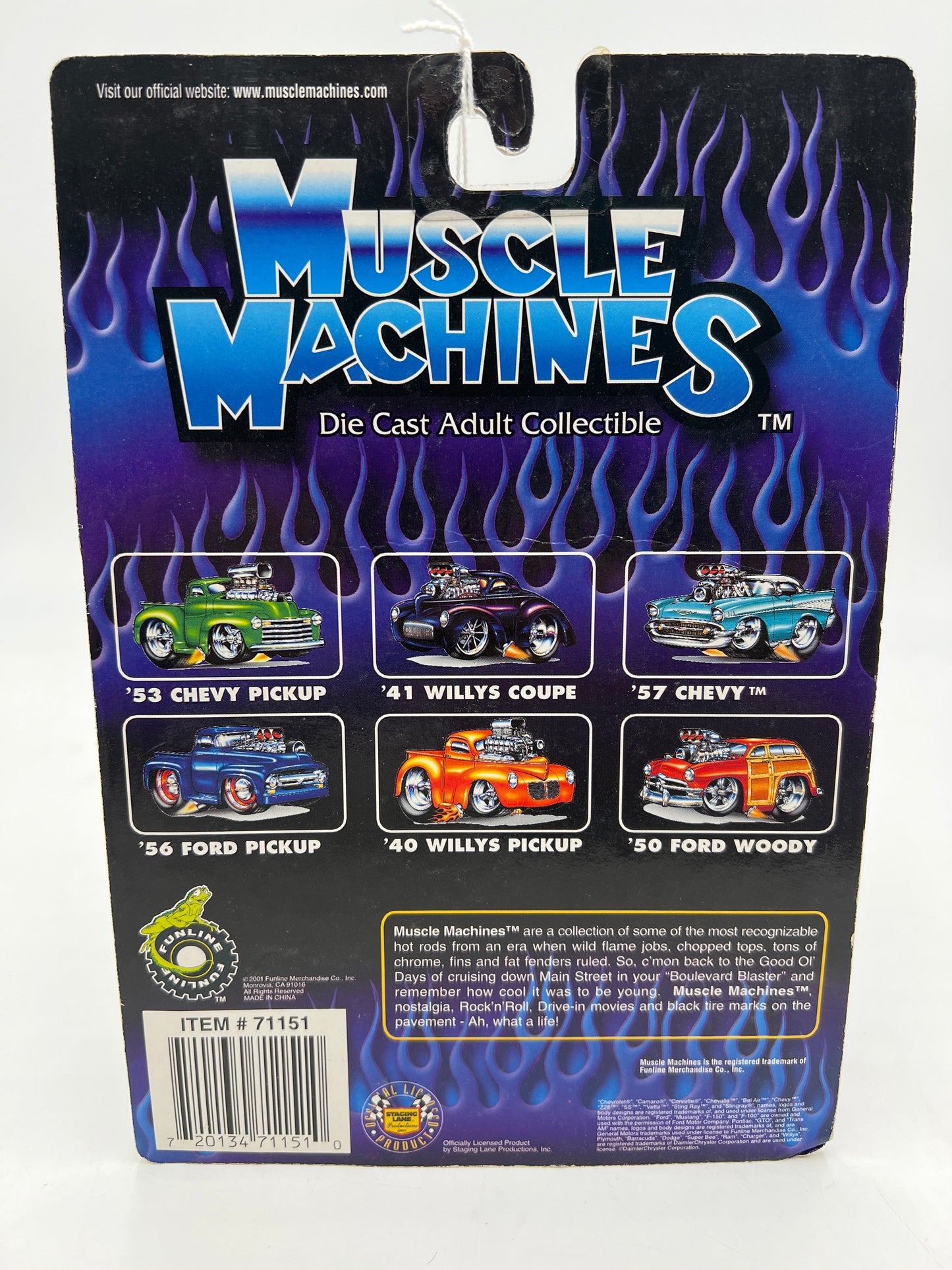 Muscle Machines 66 GTO Blue 01-83 222E