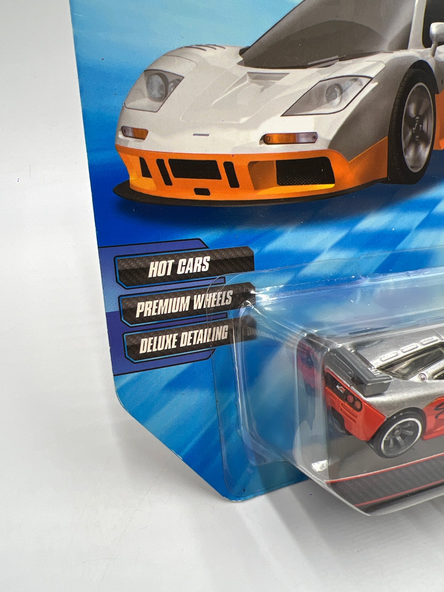 Hot Wheels Premium Speed Machines McLaren F1 GTR Silver/Orange
